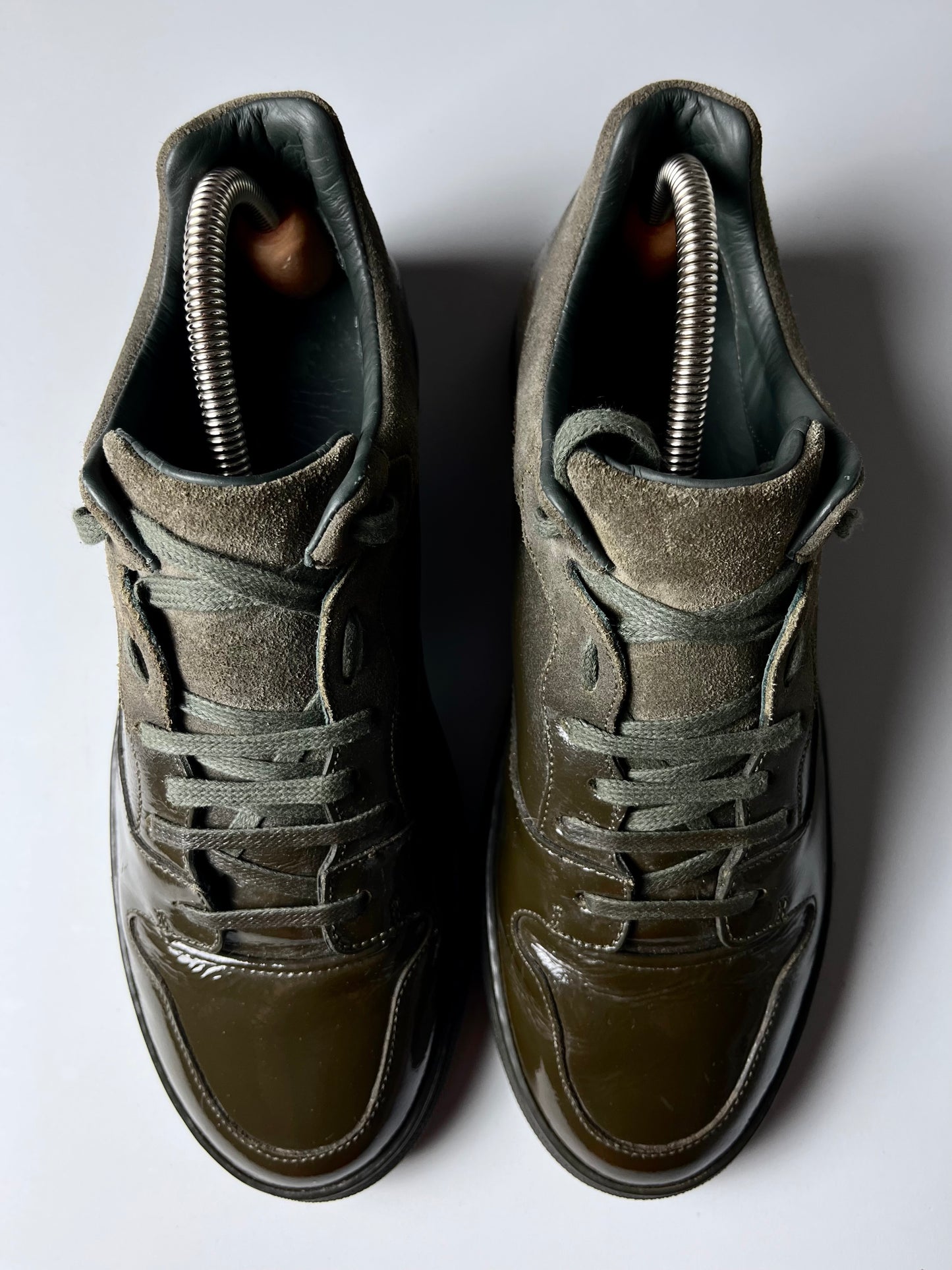 Balenciaga low Dipped Suede Leather - EU 40 - olive green