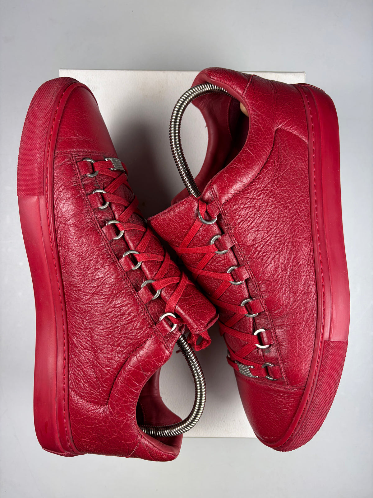 Balenciaga arena low - eu 44 / us 11 / uk 10 - red