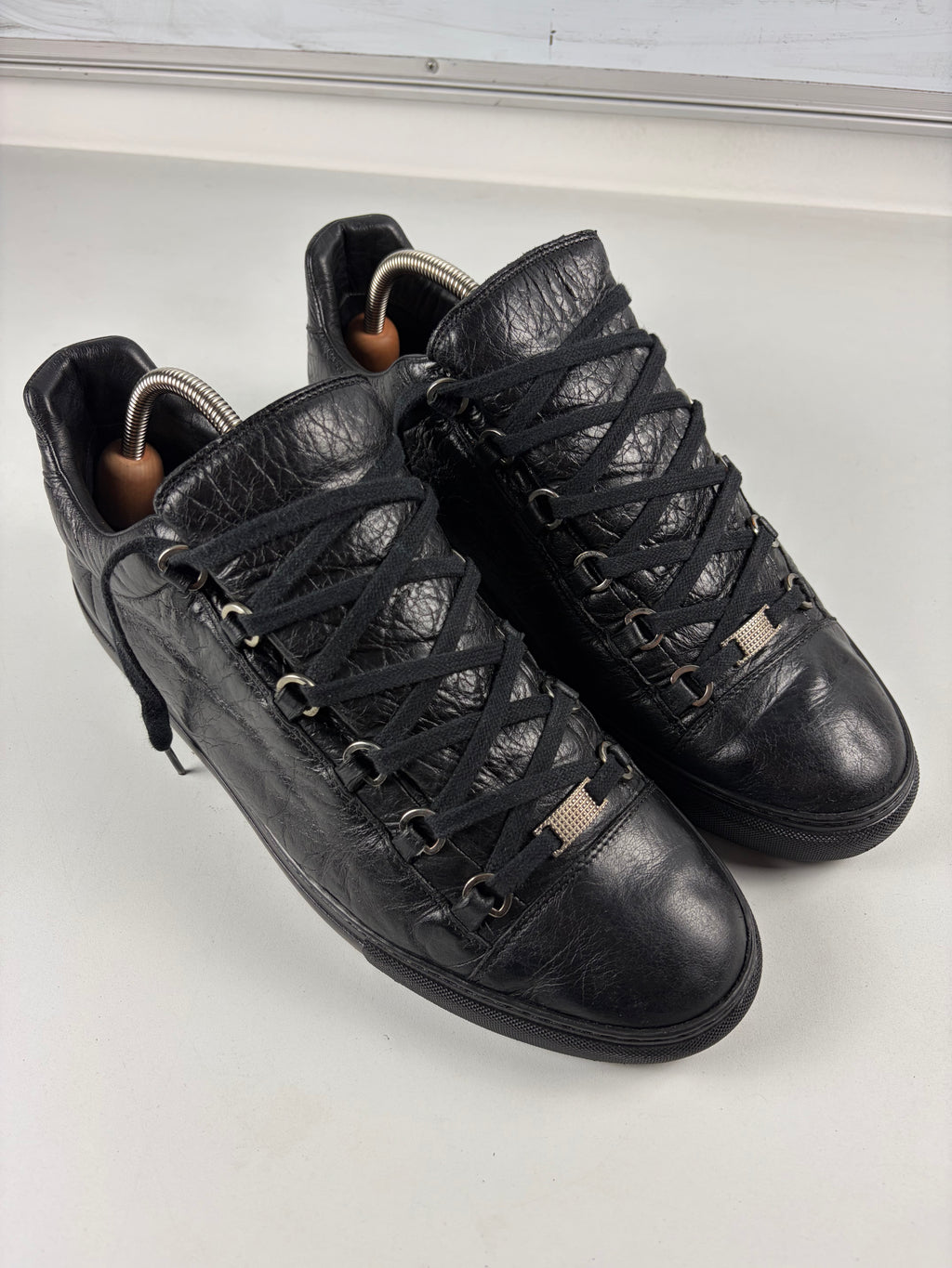 Balenciaga arena low - eu 45 / us 12 - black