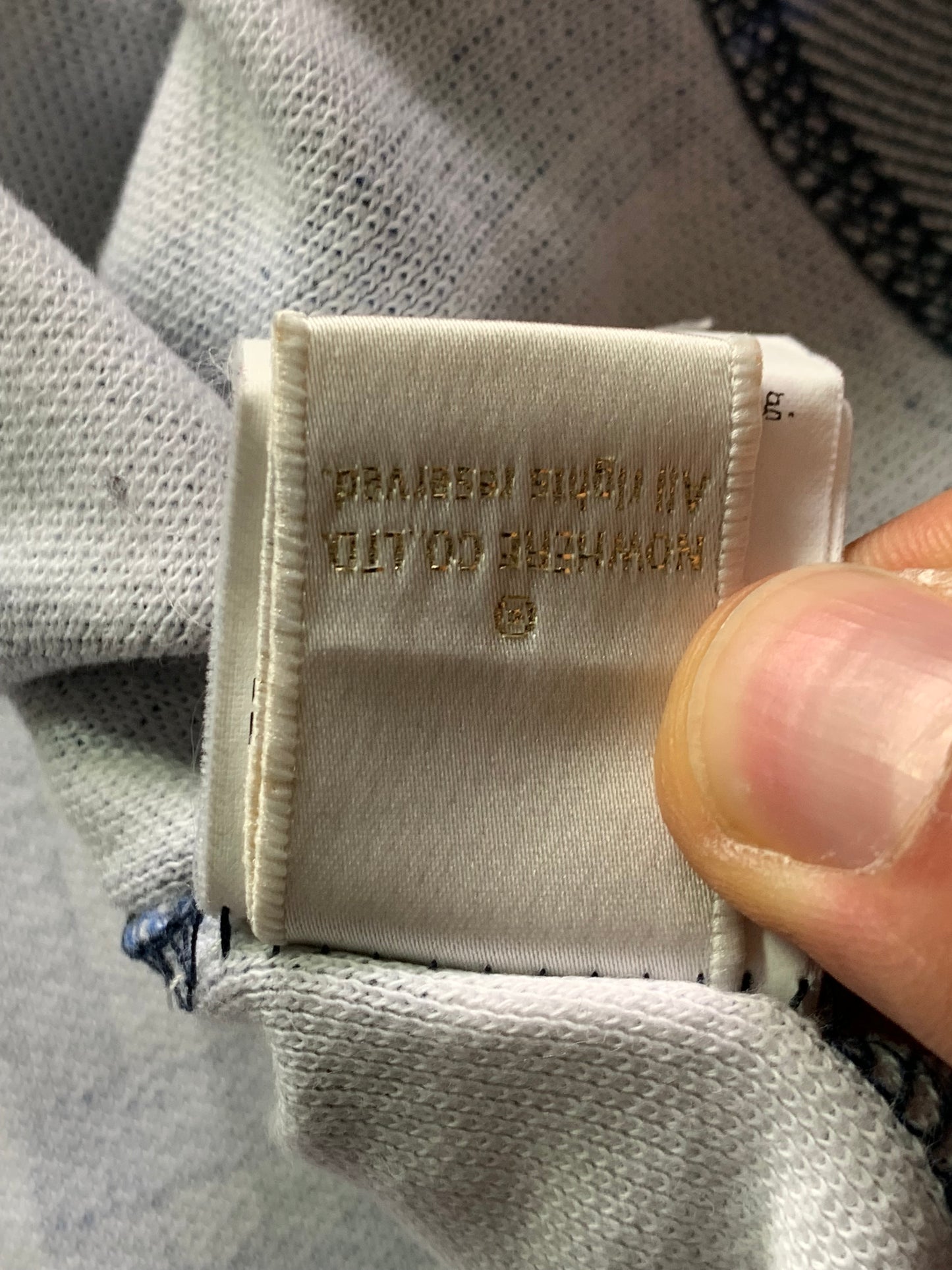 Vintage 2007 BAPE plaid polo T-shirt (M)