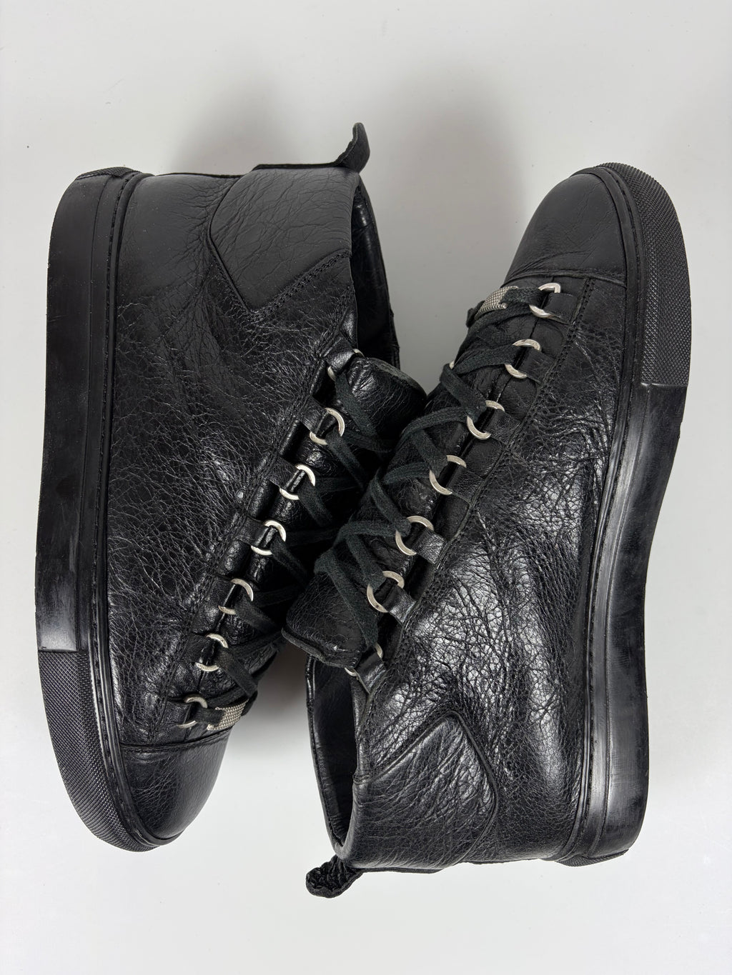Balenciaga arena black high tops - eu 41 - black