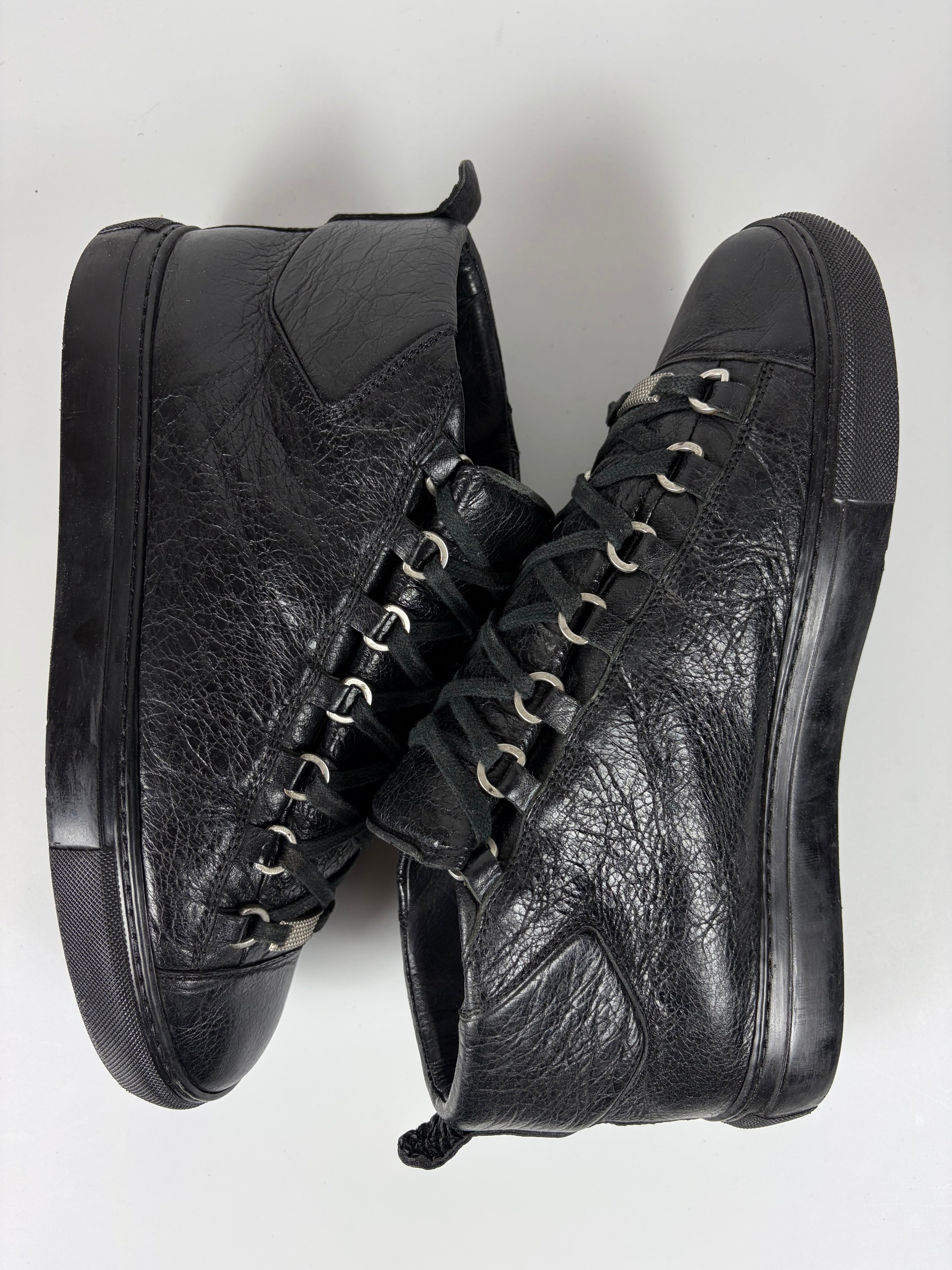 Balenciaga arena black high tops - eu 41 - black