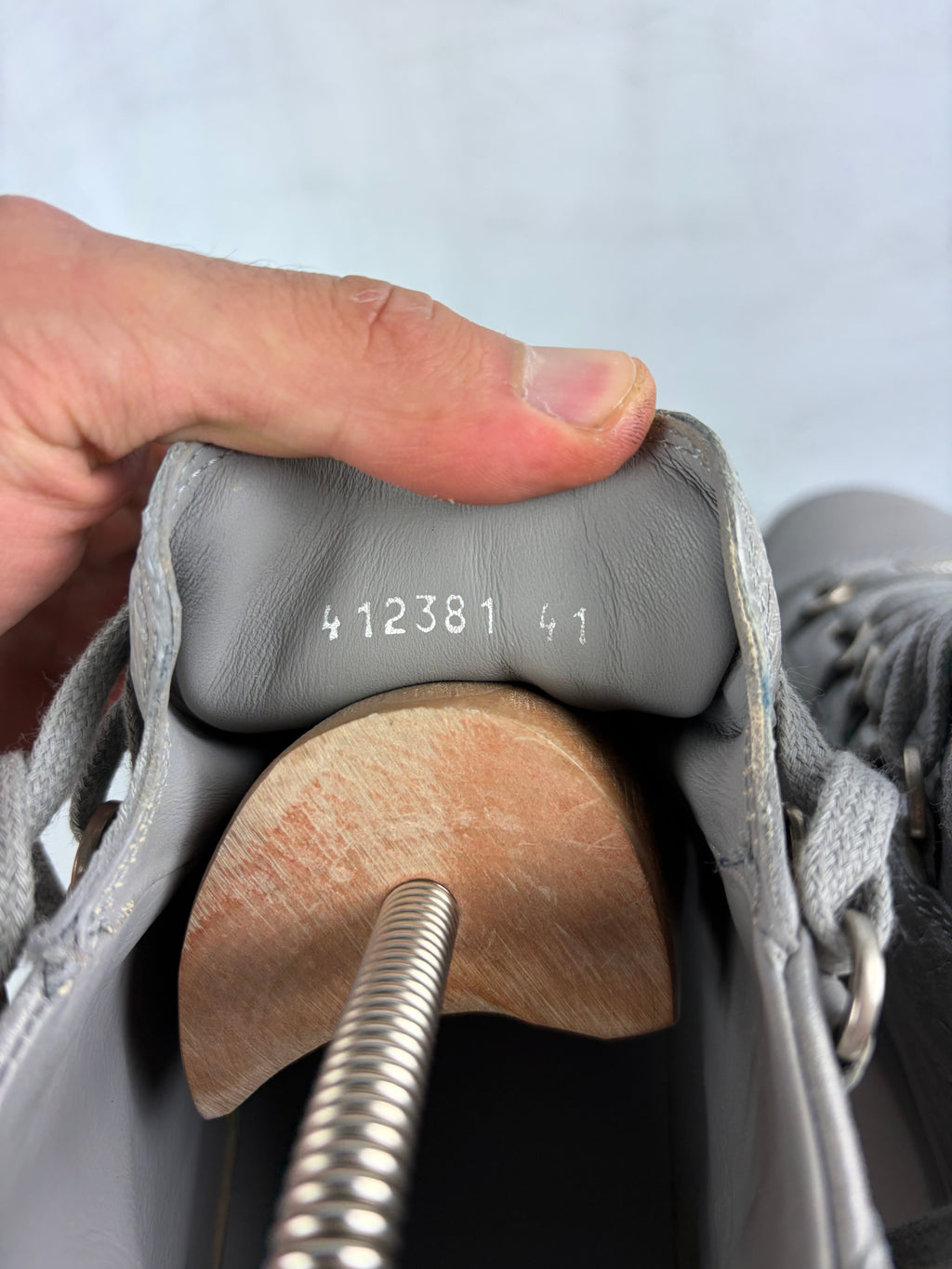 Balenciaga arena high tops - eu 41 / us 8 / uk 7 - grey
