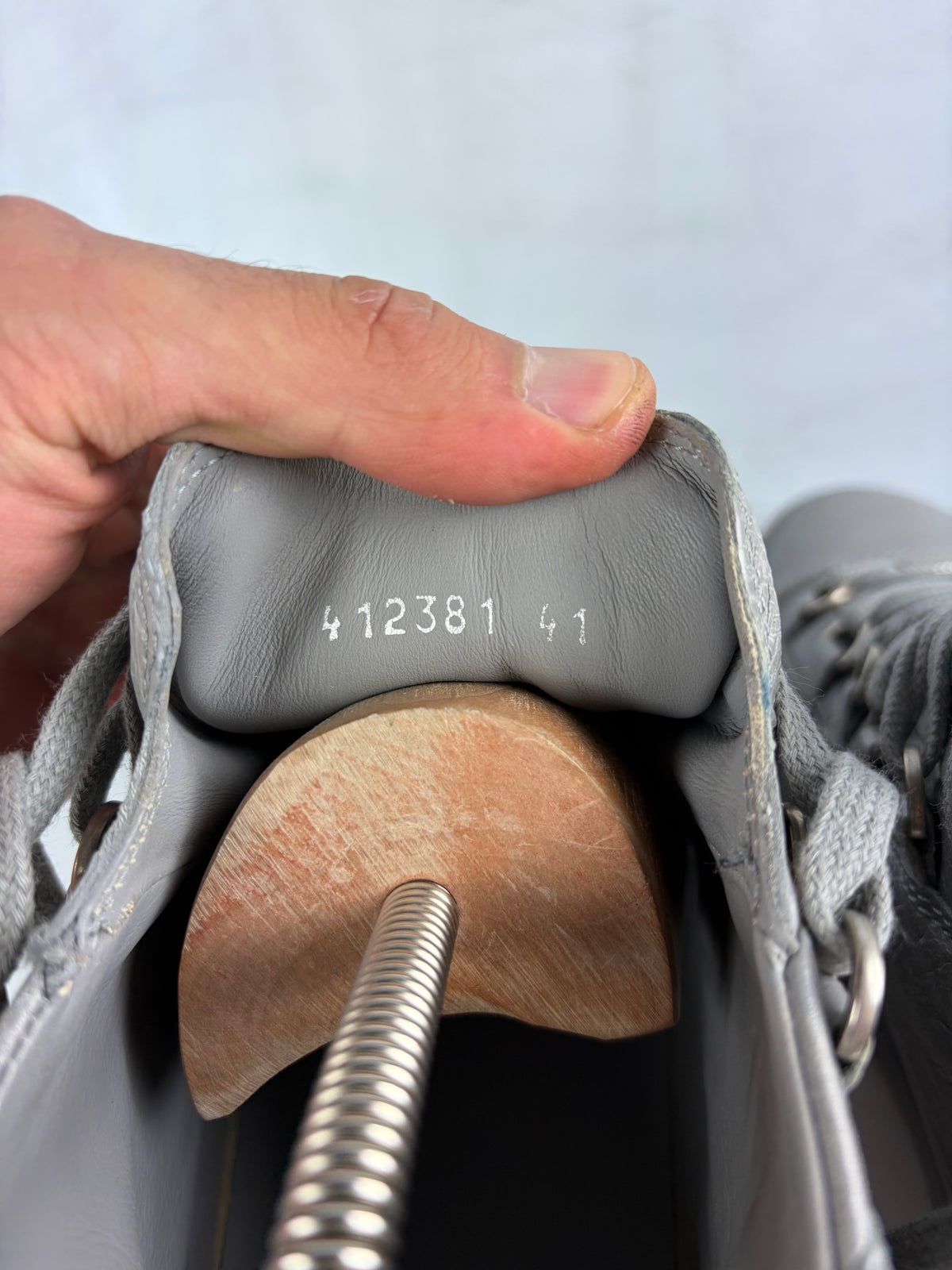 Balenciaga arena high tops - eu 41 / us 8 / uk 7 - grey