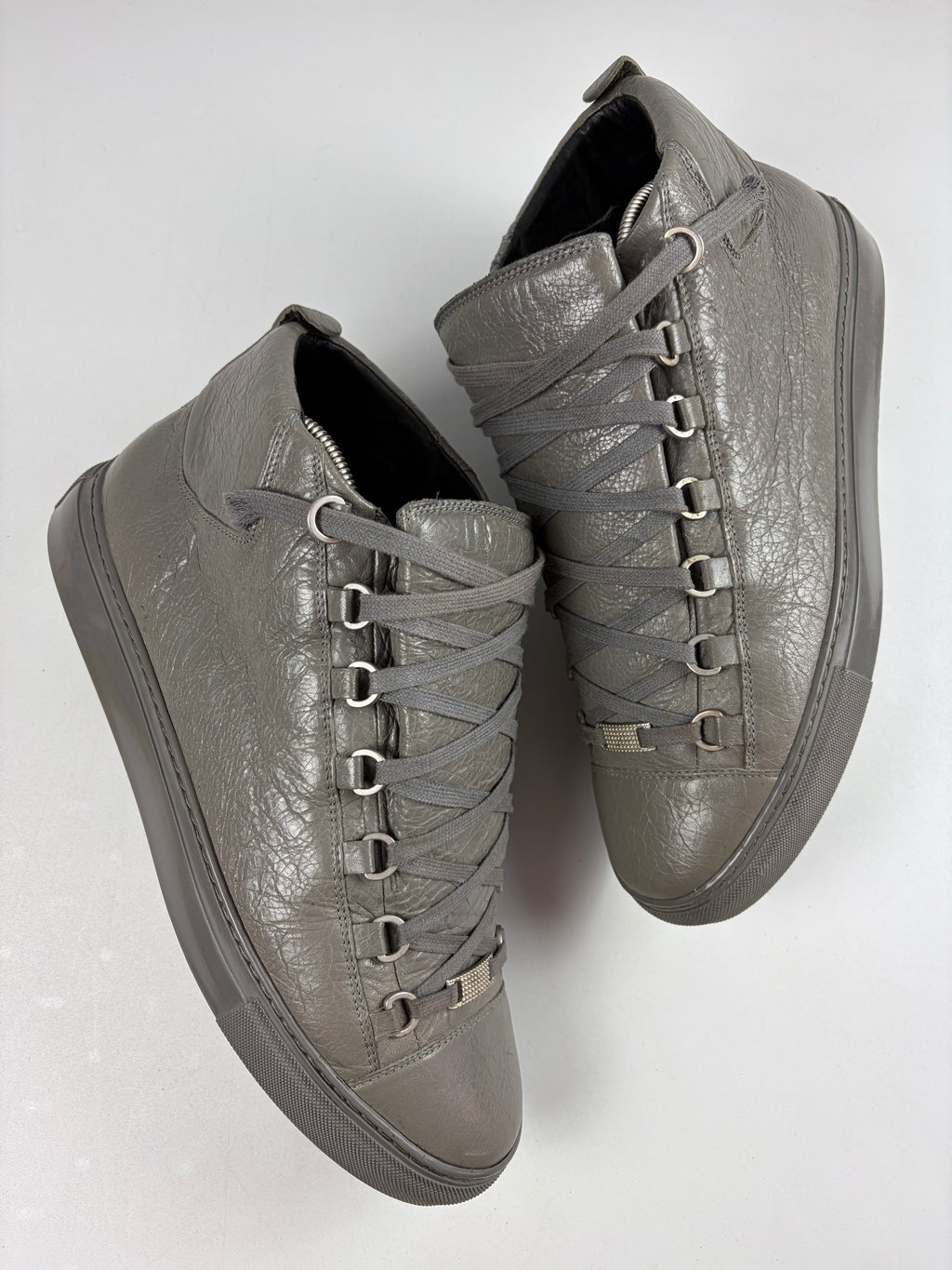 Balenciaga arena high tops - eu 43 / us 10 - grey