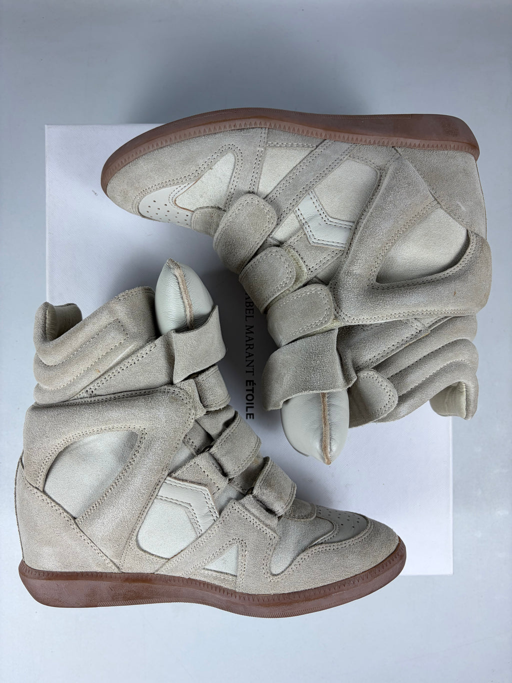 Isabel Marant Bekett wedge sneakers -  size - eu 37 / us 7 / uk 4