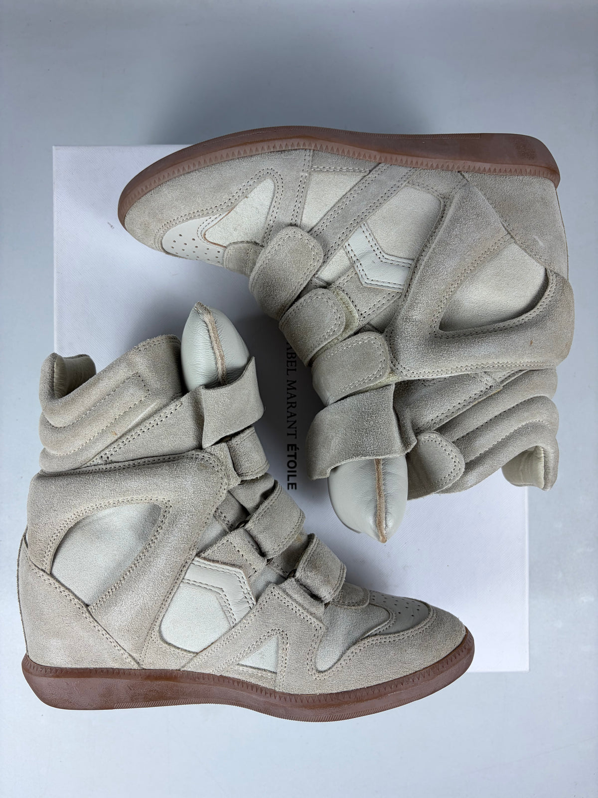 Isabel Marant Bekett wedge sneakers -  size - eu 37 / us 7 / uk 4