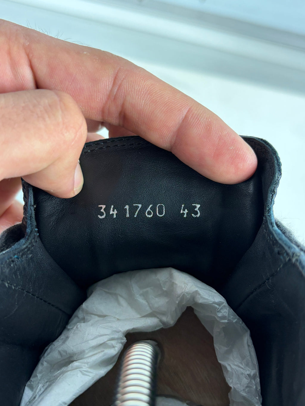 Balenciaga arena high tops - eu 43 / us 10 - navy blue