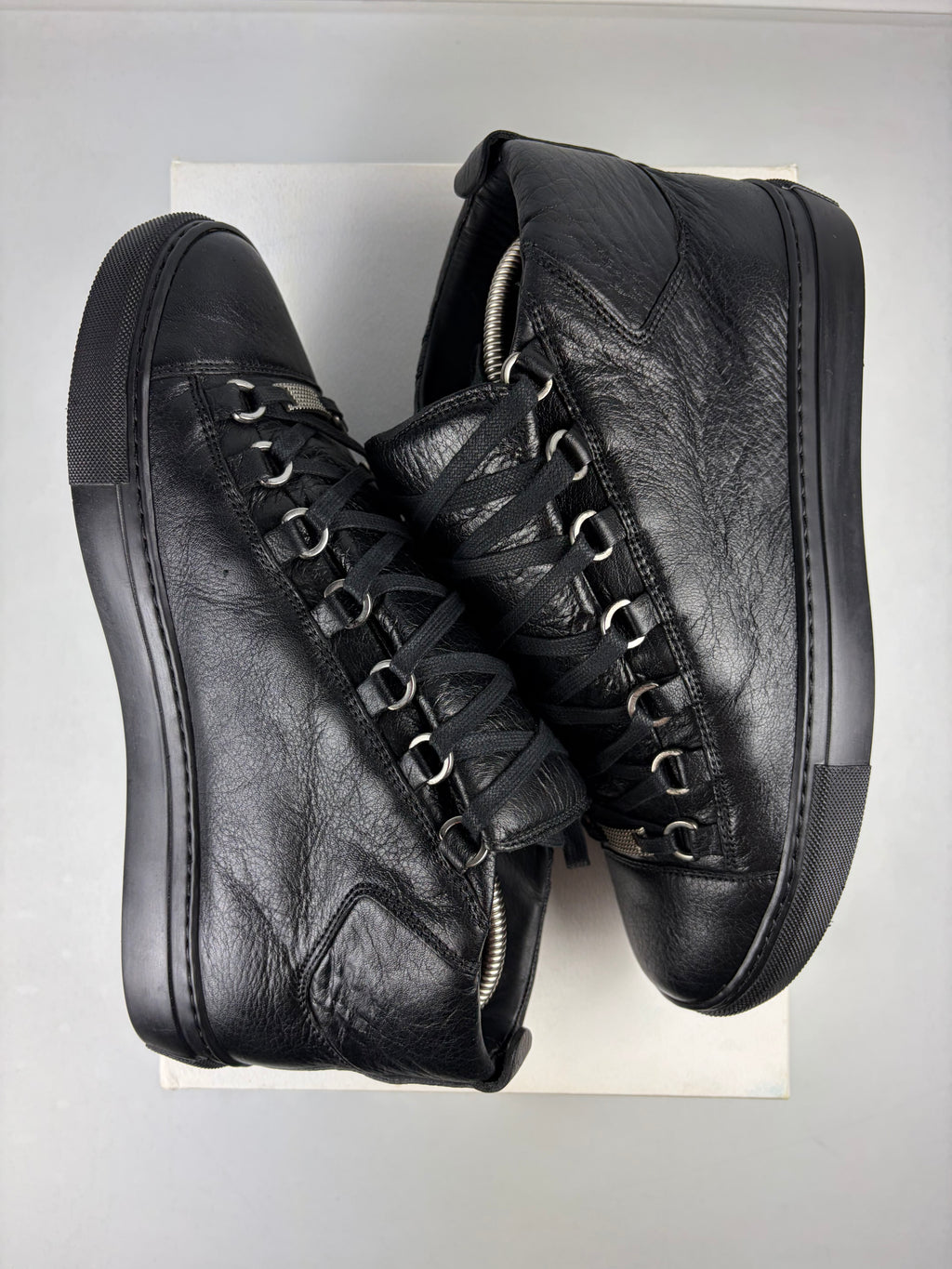 Balenciaga arena high tops - eu 40 / us 7 / uk 6 - black