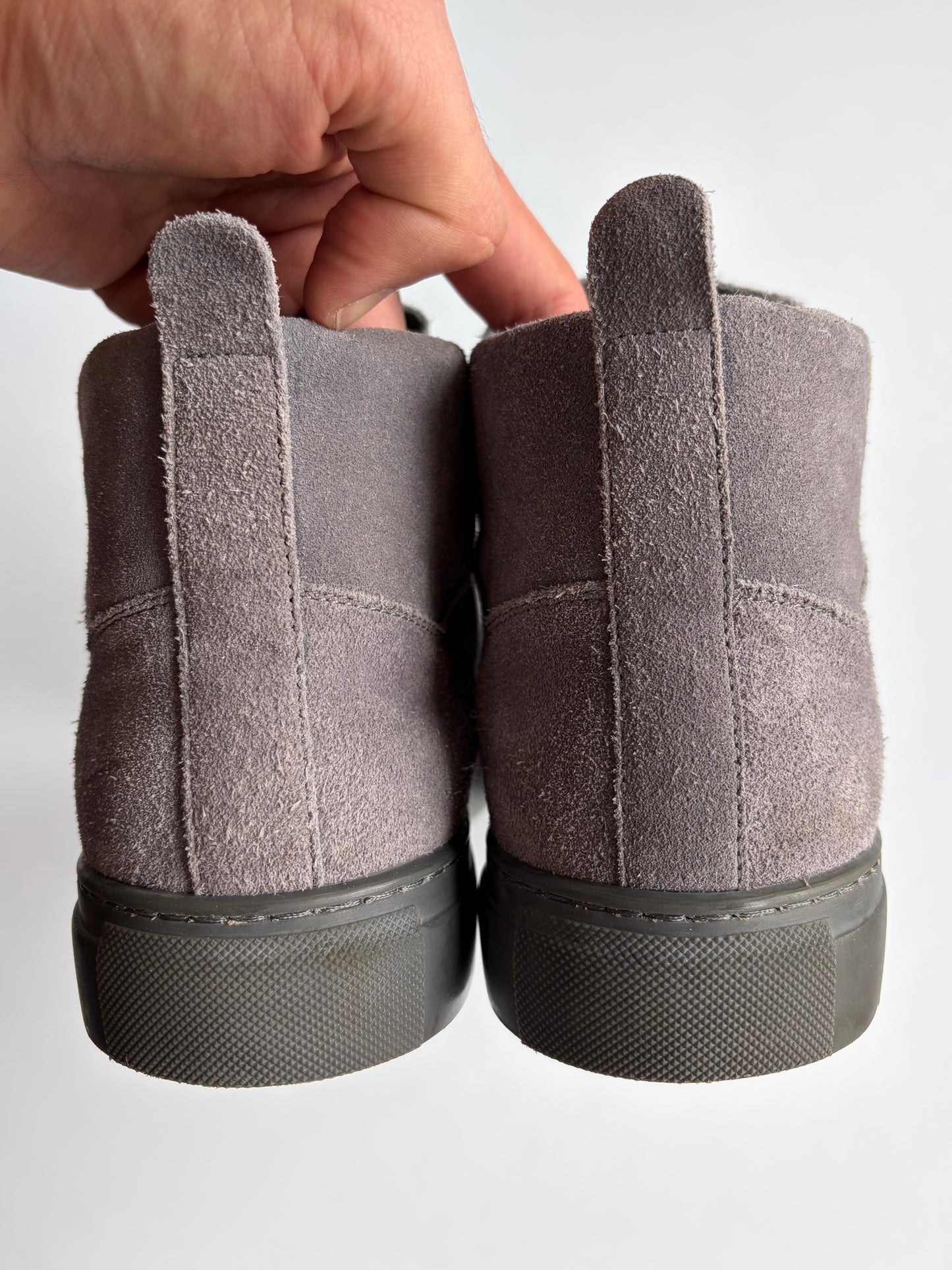 Balenciaga arena grey suede high tops - eu 43 - grey