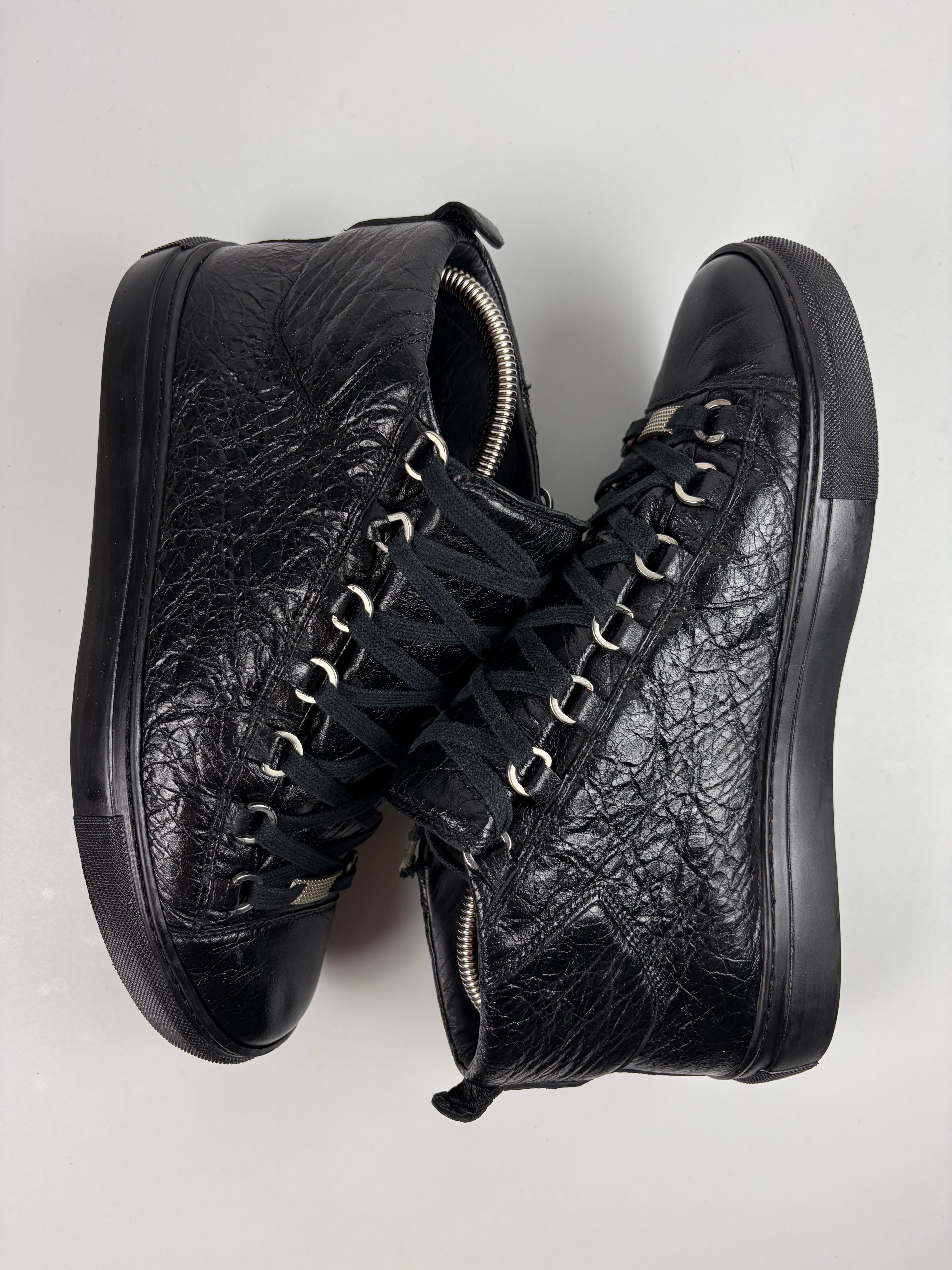 Balenciaga arena high tops - eu 41 / us 8 - black