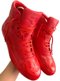Balenciaga Multimatieries high tops - eu 45 / us12 - red
