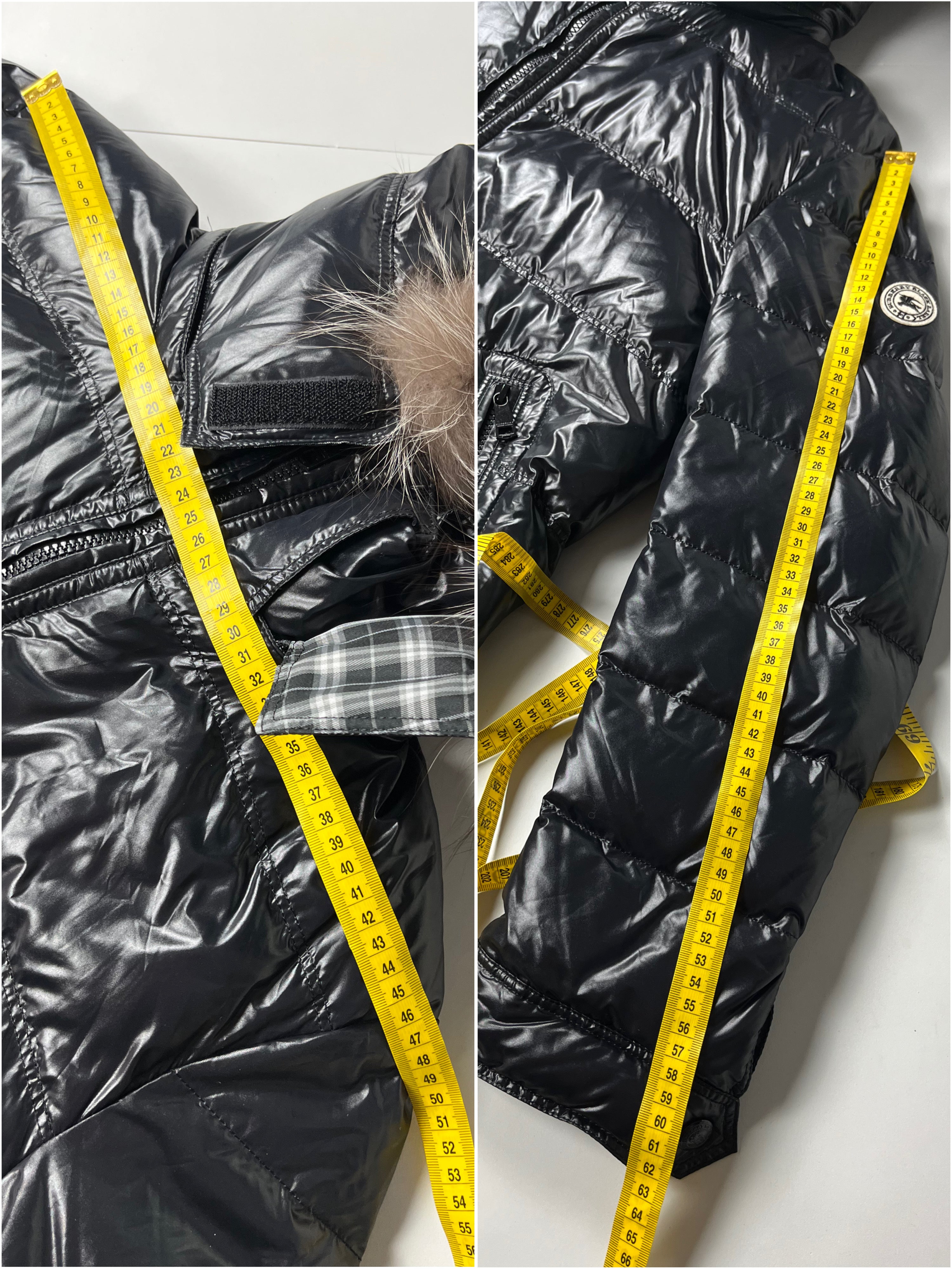 00’s BURBERRY made in Japan 2 in 1 down jacket (M/L) - black