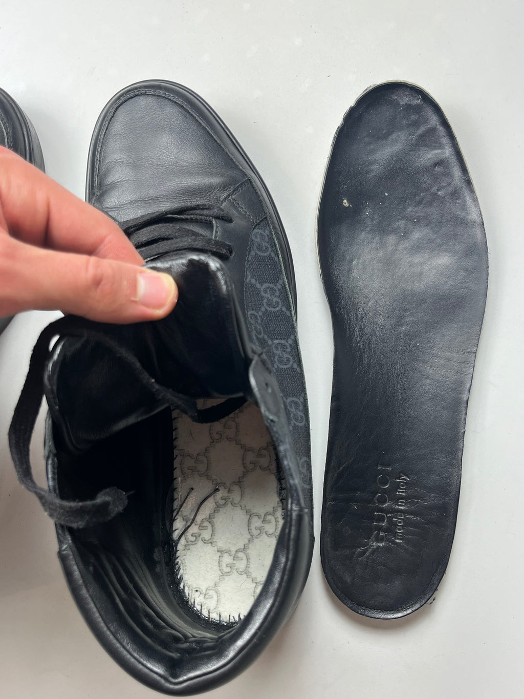 GUCCI high tops - Eu 42 - black