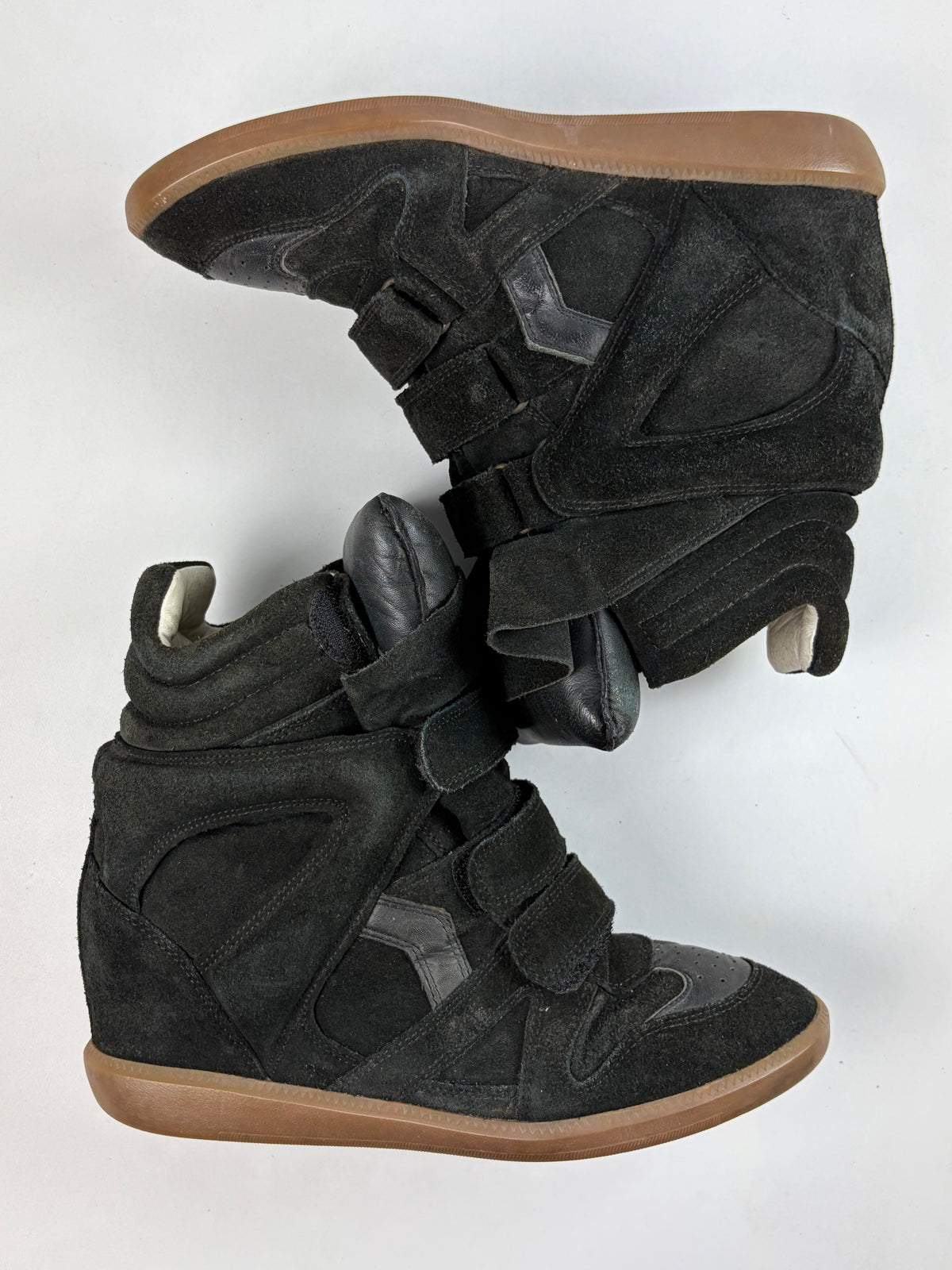 Isabel Marant Bekett wedge sneakers - eu 40 - black