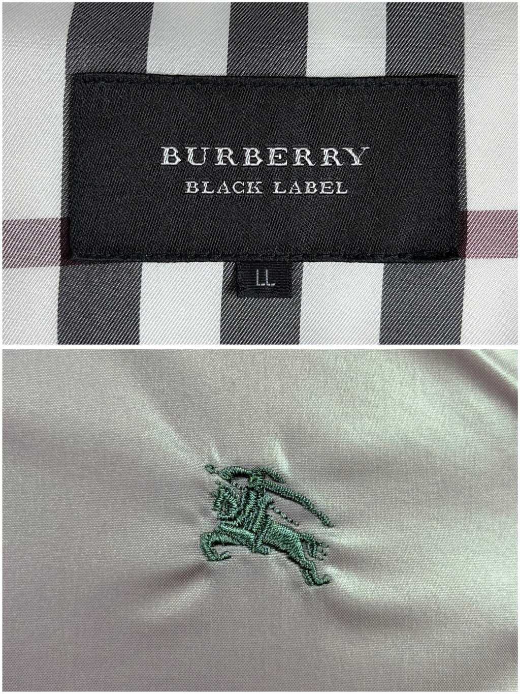 00’s BURBERRY Black Label real fur down jacket (LL) - pink