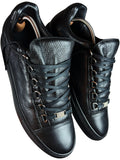 Balenciaga arena low grained leather - eu 43 / us 10 / uk 9 - black