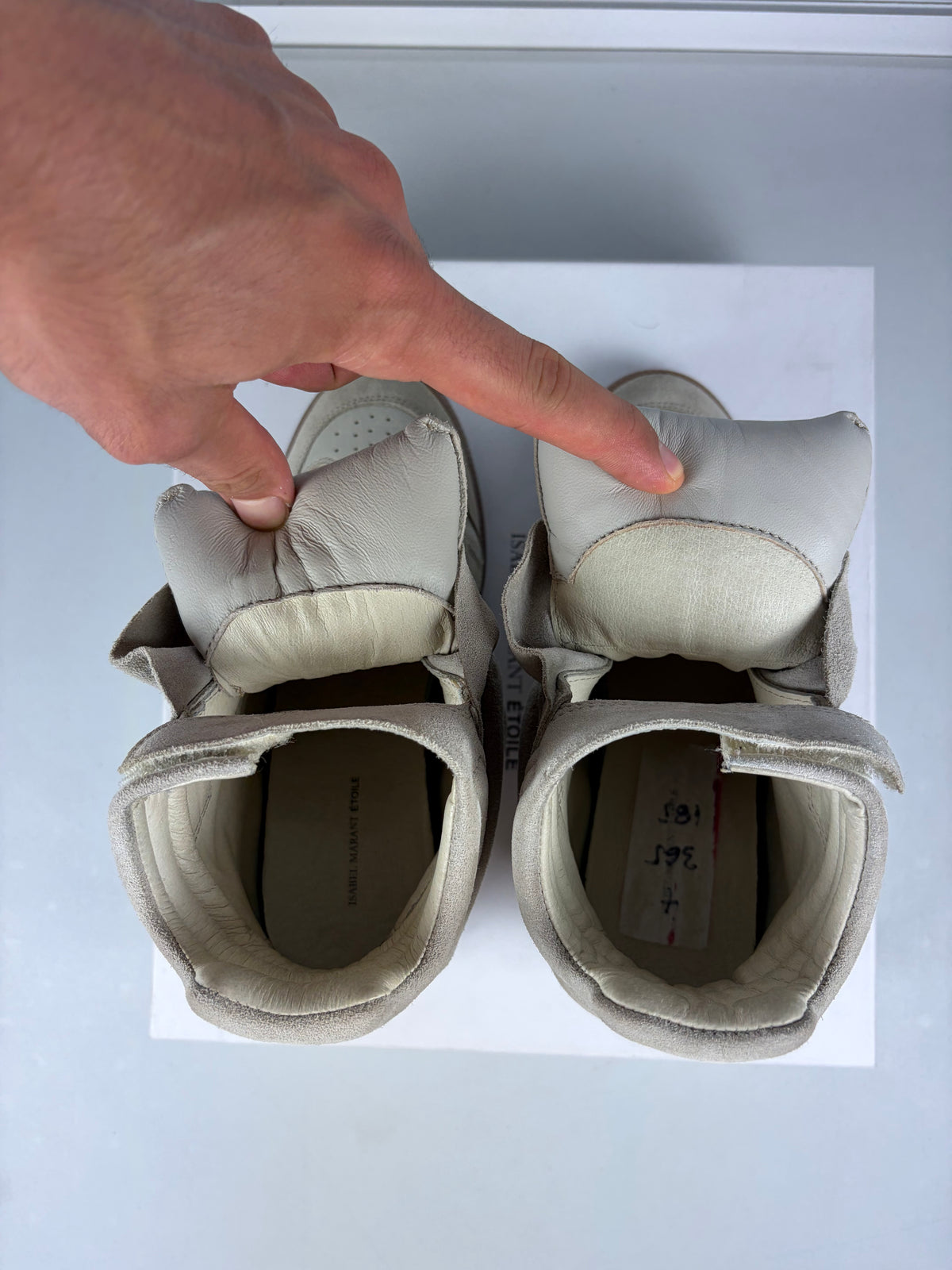 Isabel Marant Bekett wedge sneakers -  size - eu 37 / us 7 / uk 4