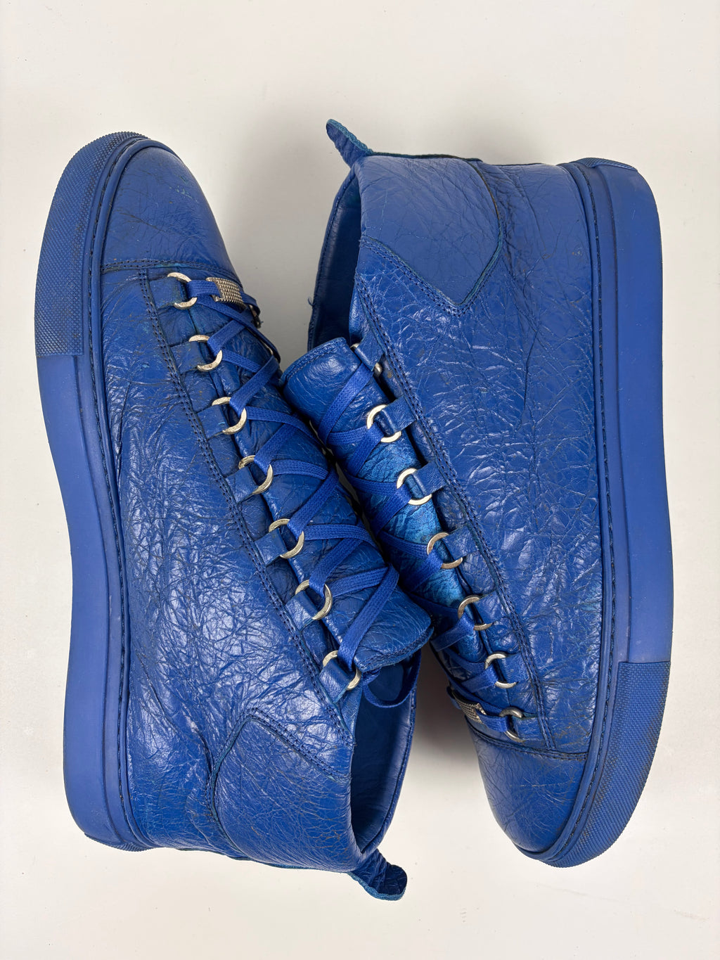 Balenciaga arena high tops - eu43/us10 - blue