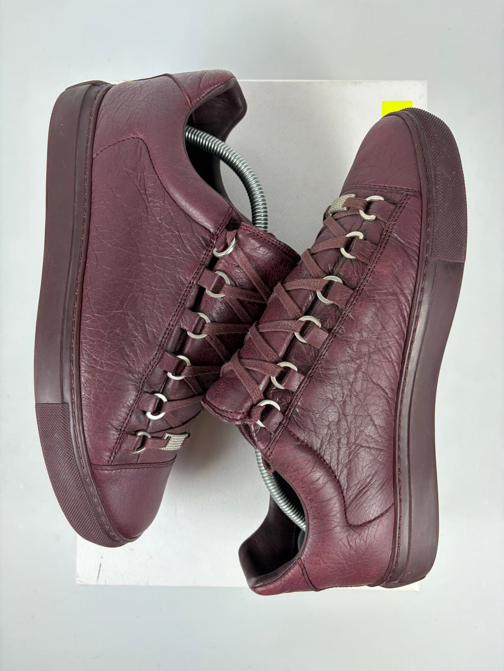 Balenciaga arena low - eu 40 - burgundy