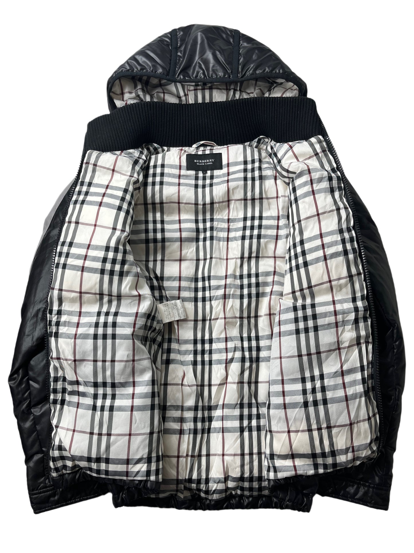 00’s BURBERRY made in Japan down jacket (M/L) - gray/black