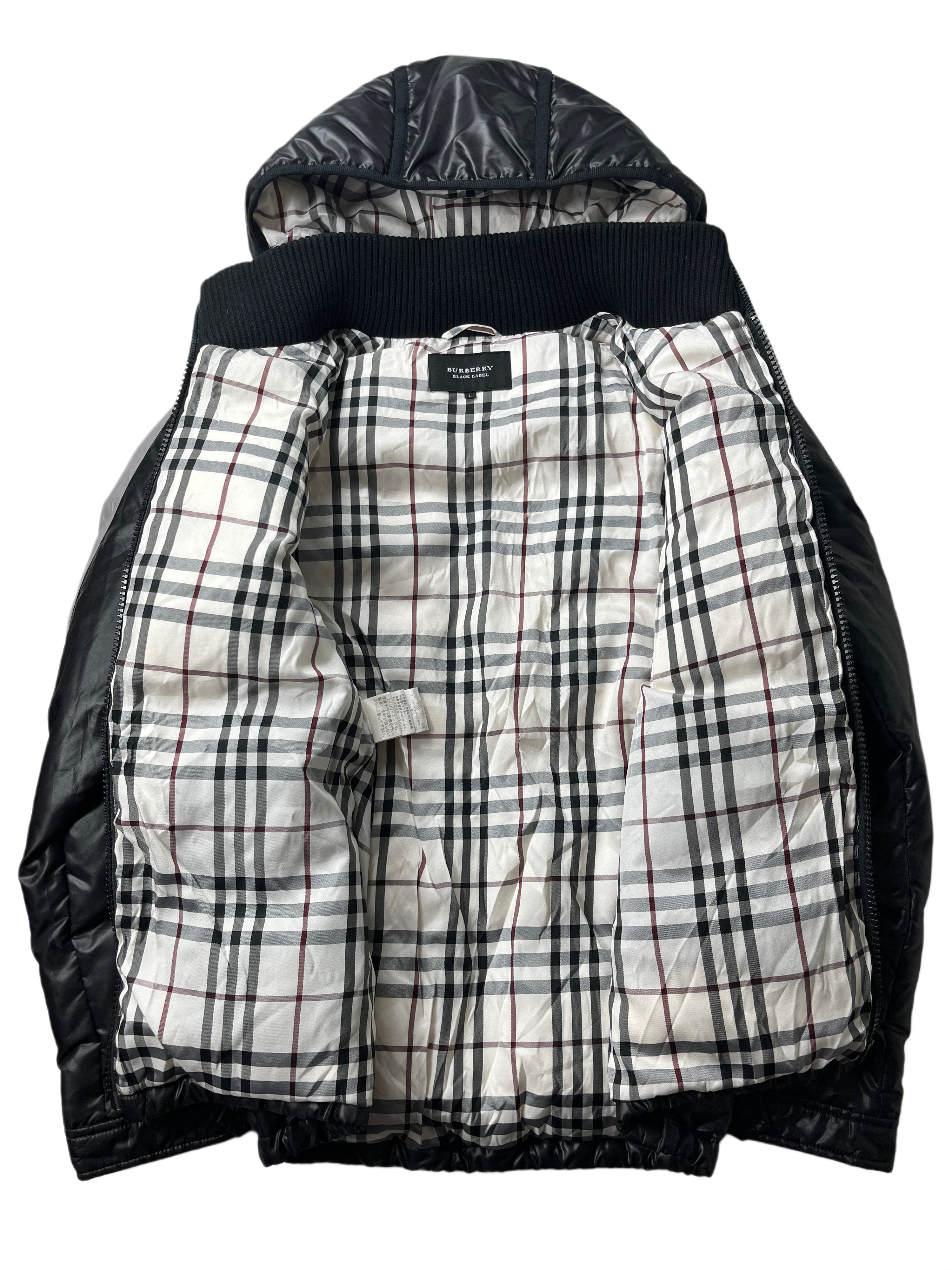 00’s BURBERRY made in Japan down jacket (M/L) - gray/black