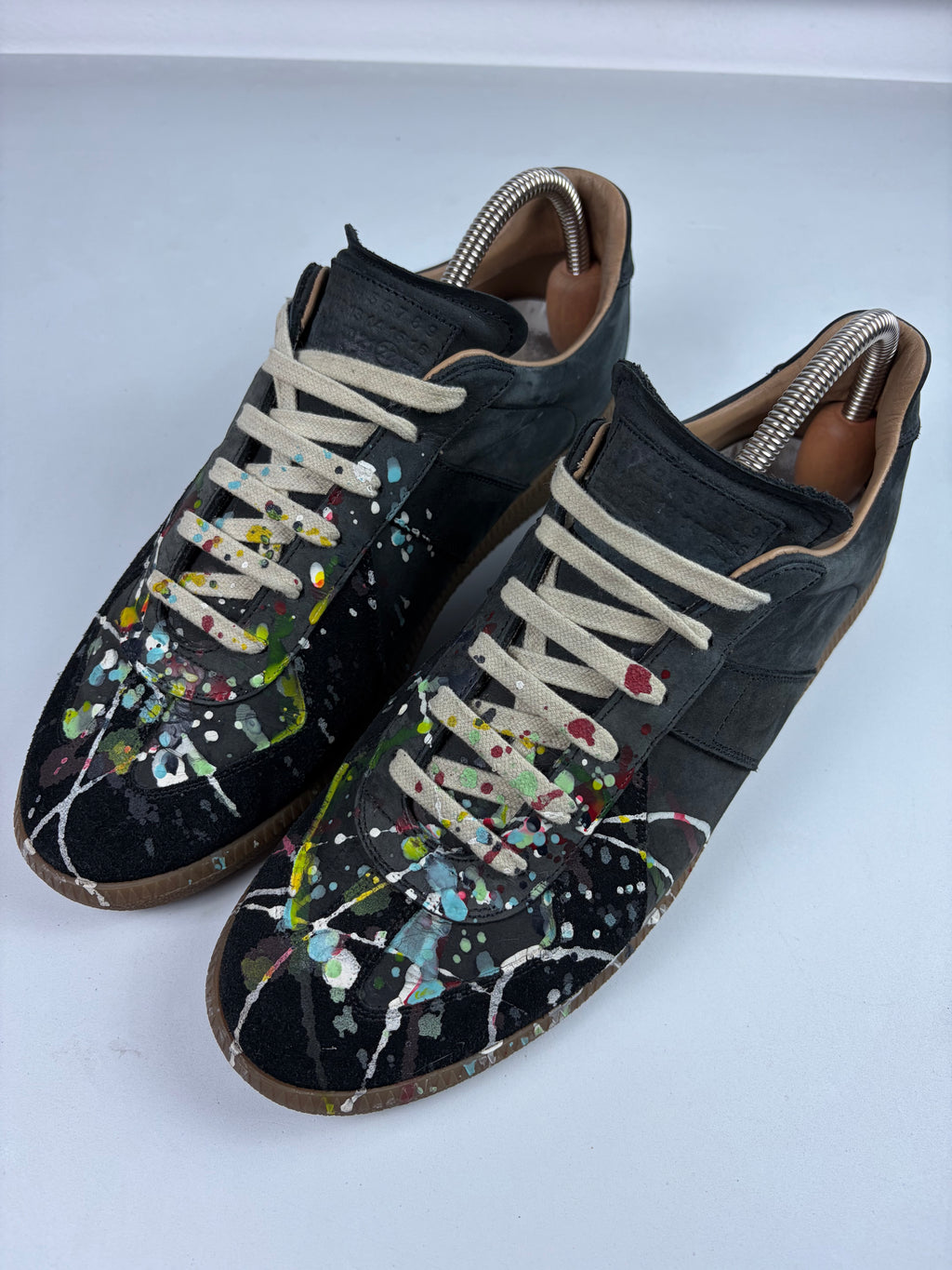 Maison Margiela Replica ‘Black Paintsplatter’ - eu 42 / us 9