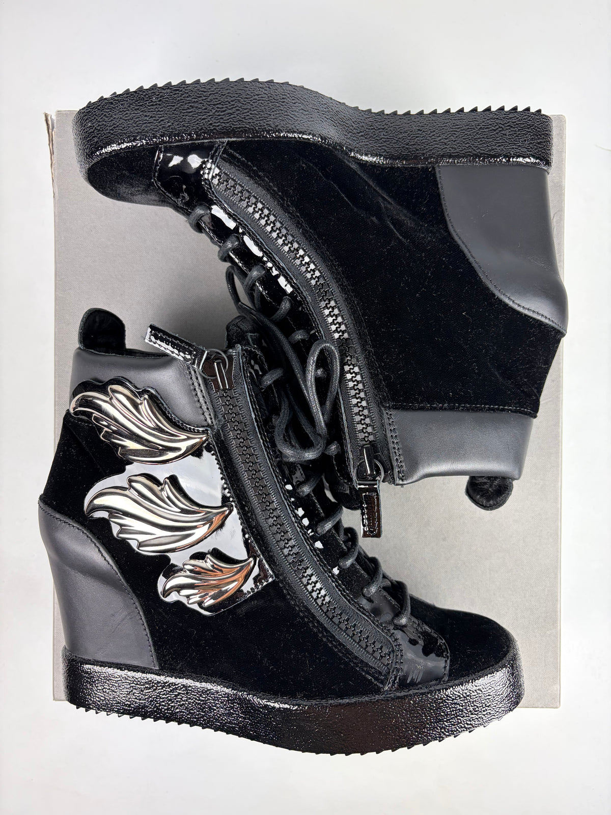 Giuseppe Zanotti ‘Cruel’ wedge sneakers - eu 41 / us 11