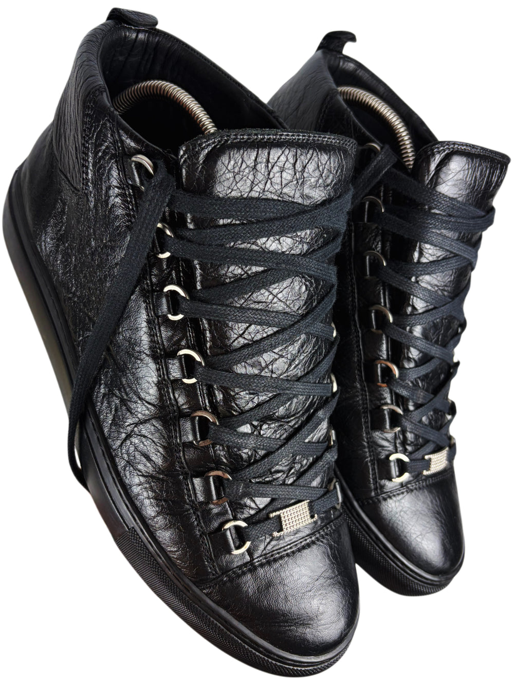 Balenciaga arena high tops - eu 42 / us 9 / uk 8 - black
