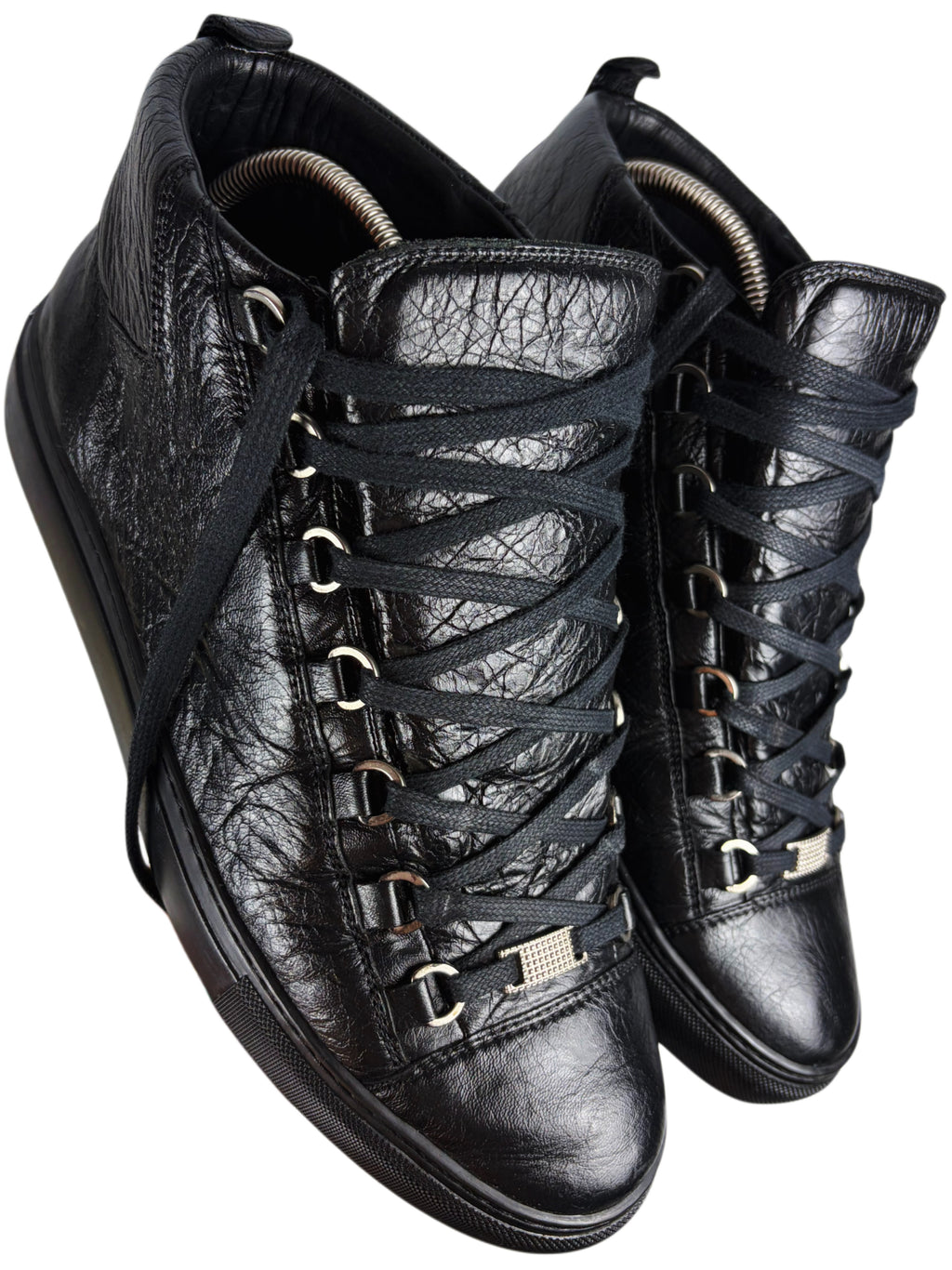 Balenciaga arena high tops - eu 42 / us 9 / uk 8 - black