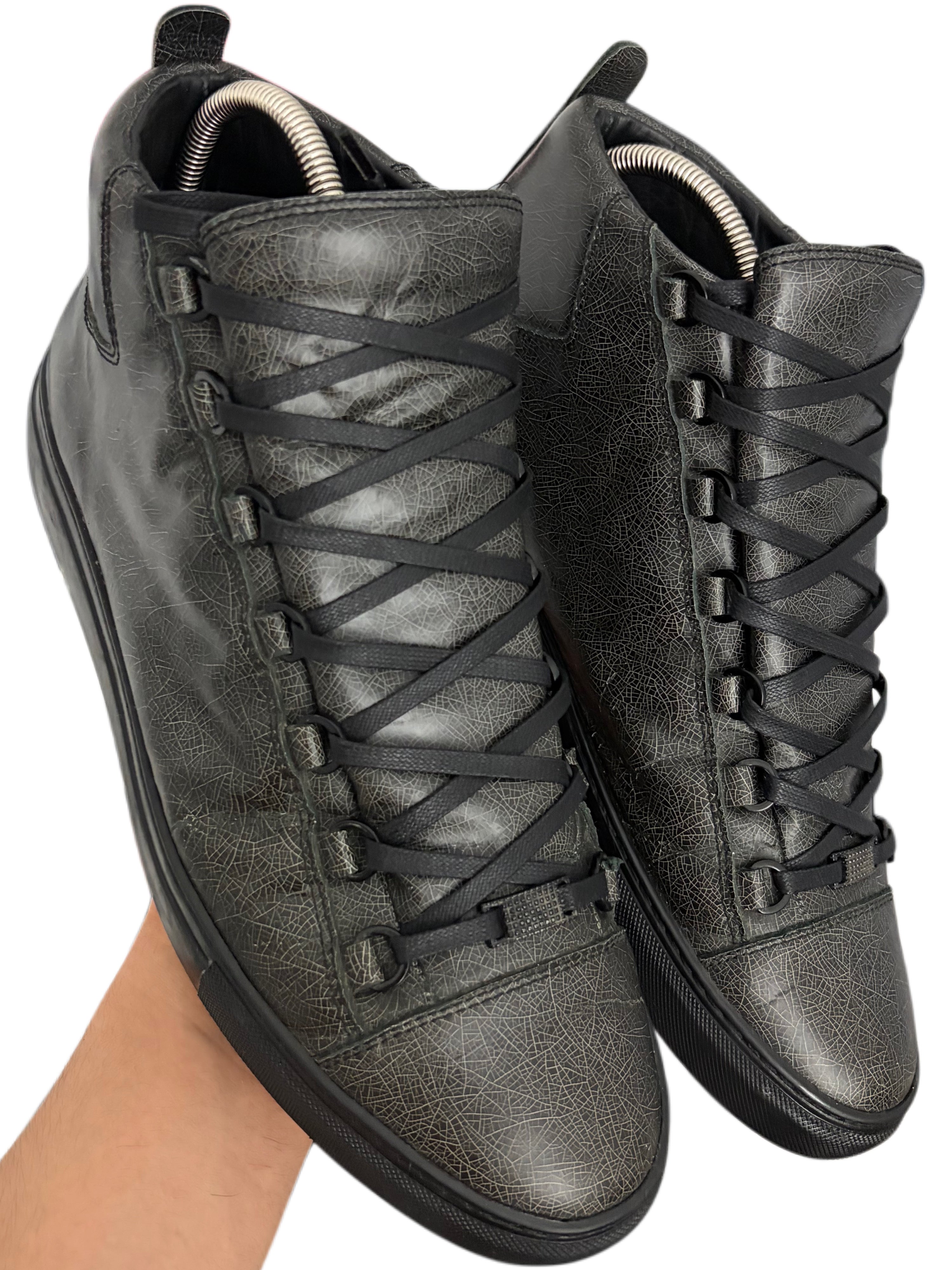 Balenciaga arena high tops - eu 44 / us 11 - brown