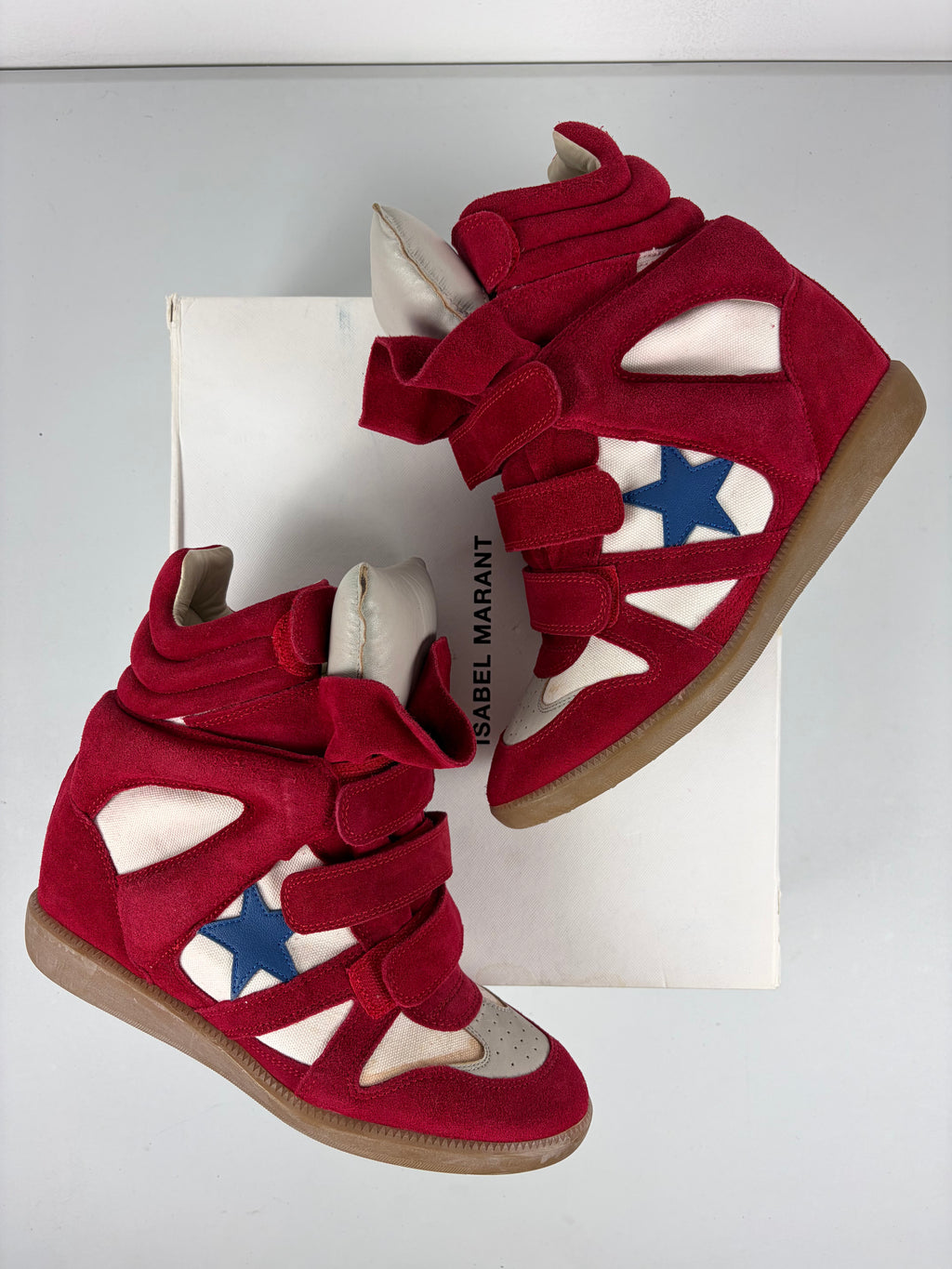 ISABEL MARANT
Bekett ‘Star’ wedge sneakers - eu 40 - brand new