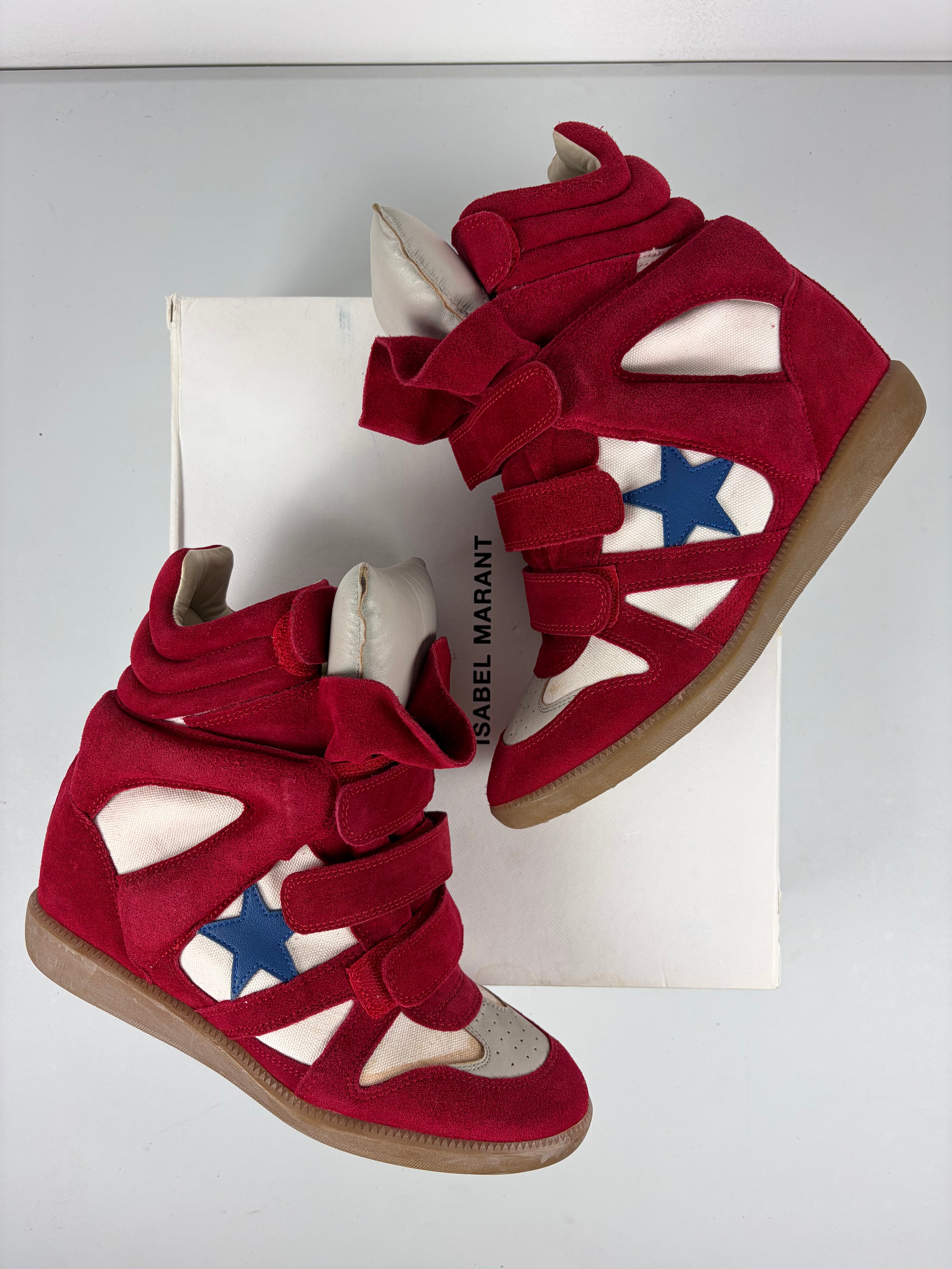 ISABEL MARANT
Bekett ‘Star’ wedge sneakers - eu 40 - brand new