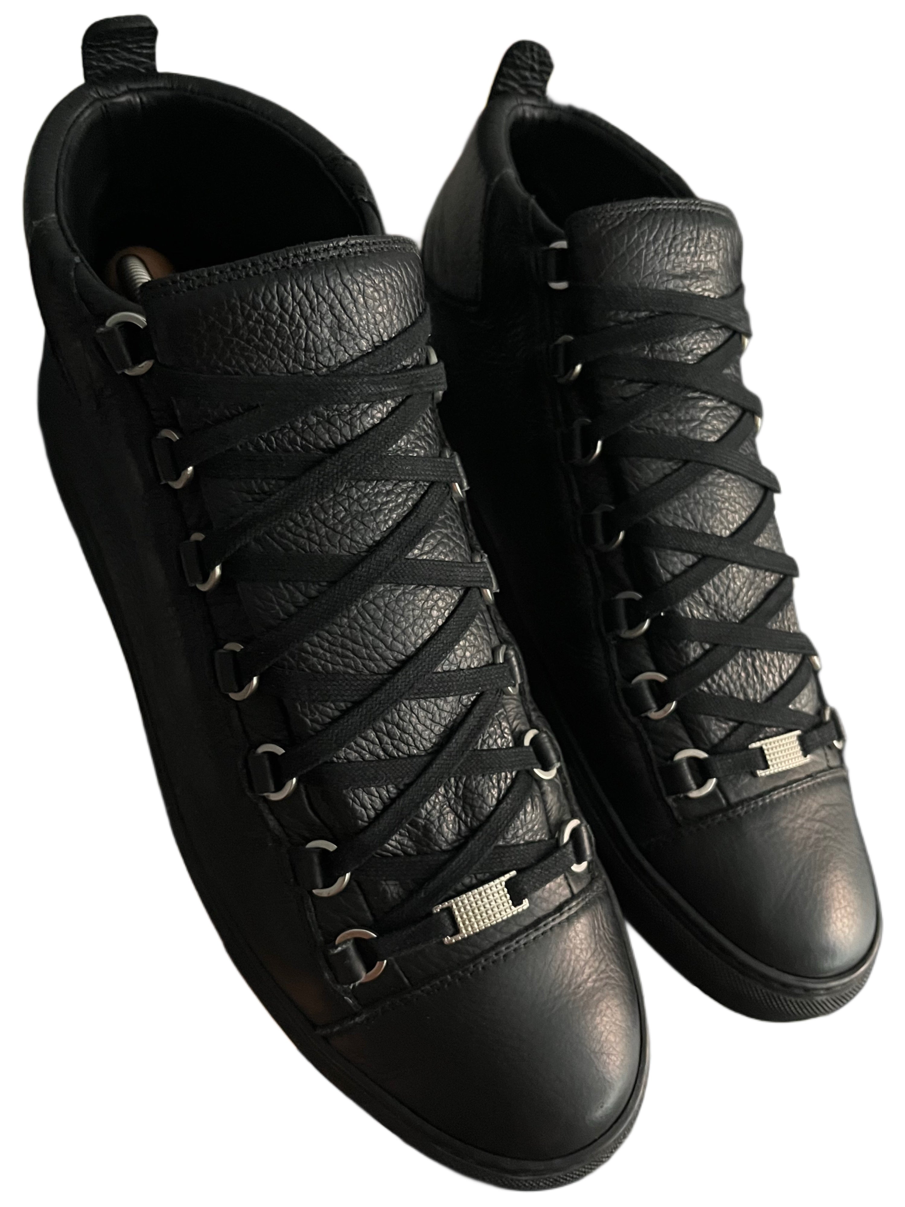 Balenciaga arena high tops - eu 45 - black