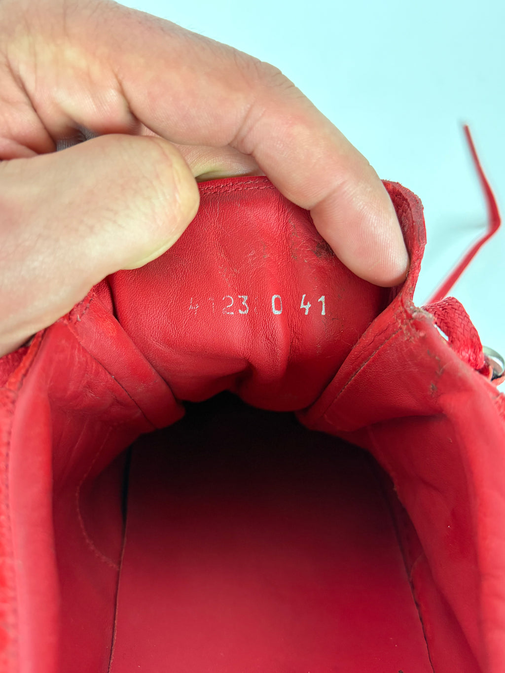 Balenciaga arena low - eu 41 - red