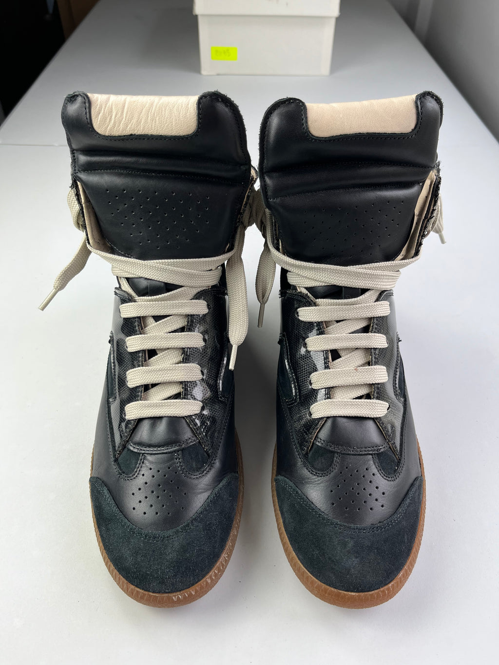 2009 Maison Margiela high top gats - Eu 45 - black