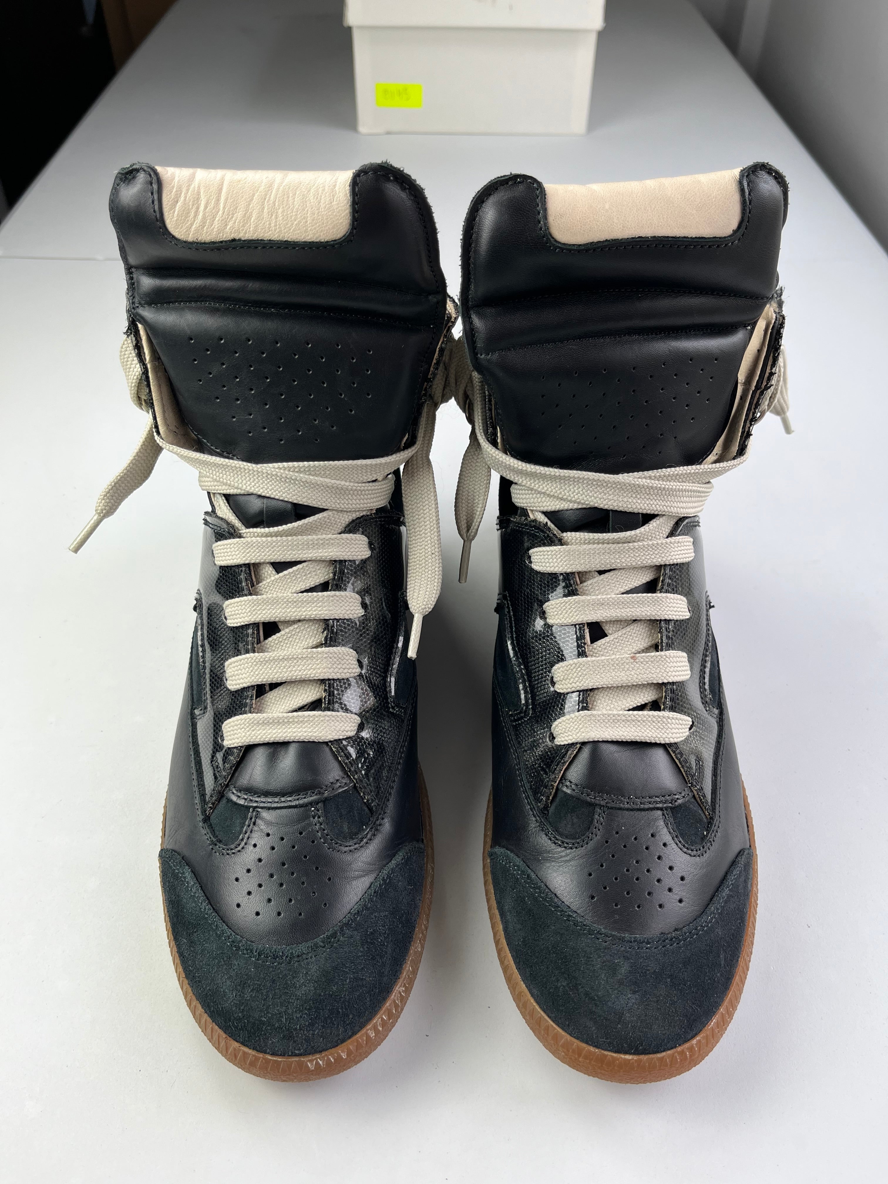 2009 Maison Margiela high top gats - Eu 45 - black