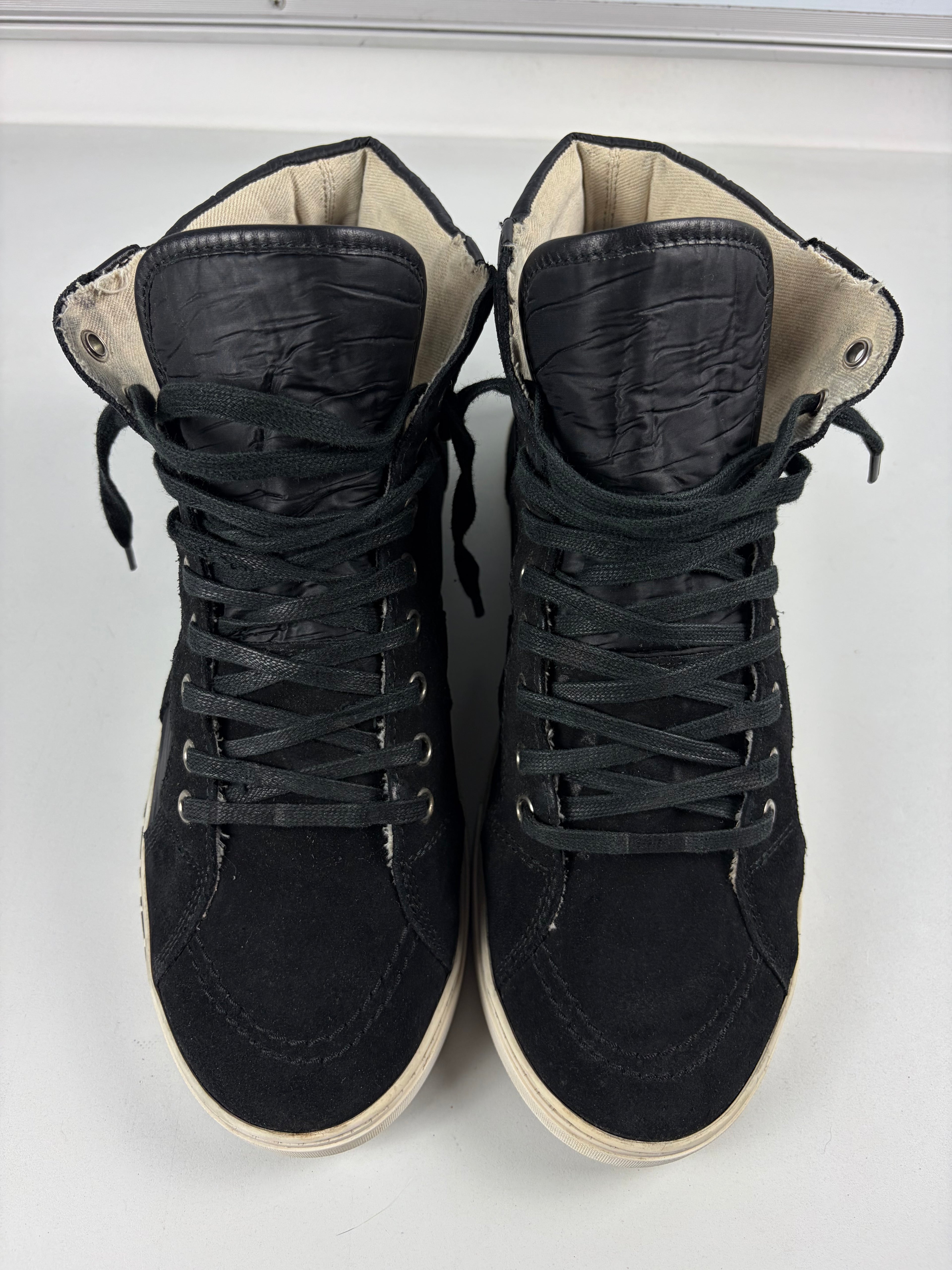 Saint Laurent ‘Smoking Forever’ high tops - eu 43 / us 10 - black
