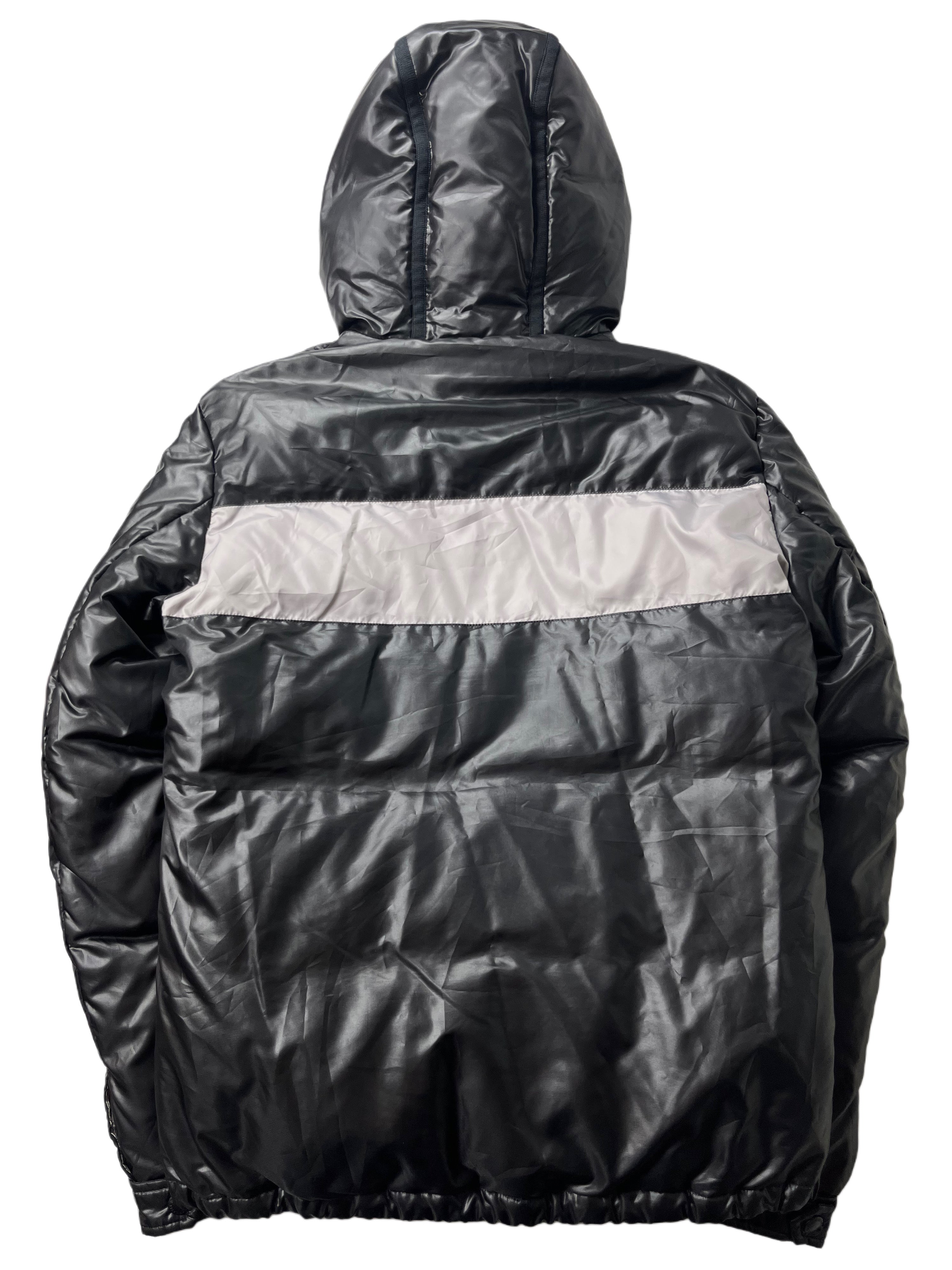 00’s BURBERRY made in Japan down jacket (M/L) - gray/black