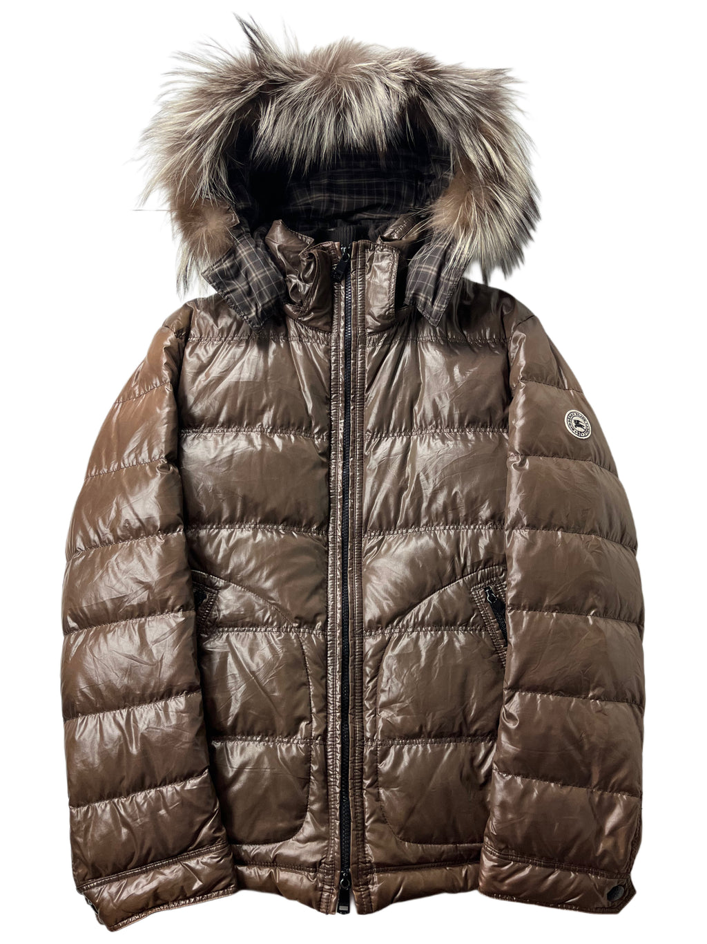 00’s BURBERRY made in Japan 2 in 1 down jacket (L/LL) - brown