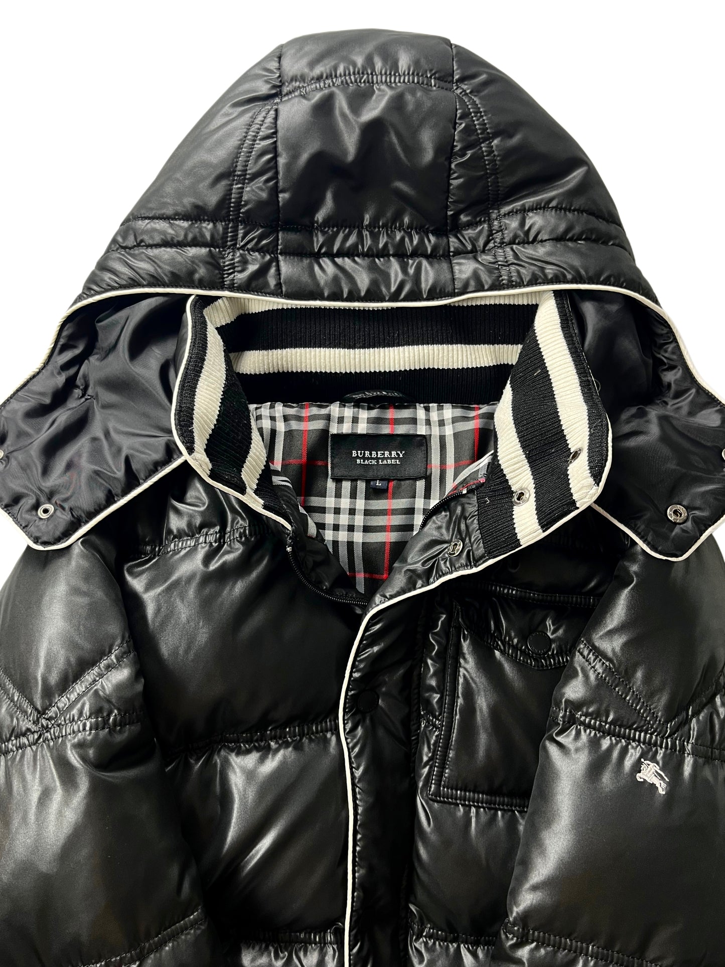 00’s BURBERRY made in Japan real down jacket (M/L) - black