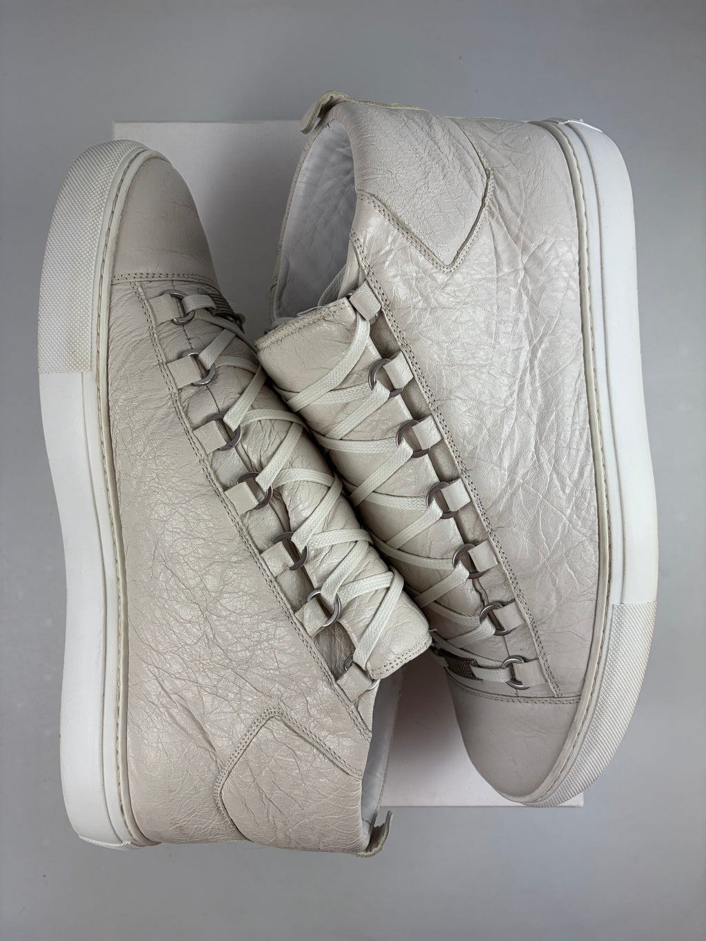 Balenciaga arena high tops - eu 44 / us 11 - white