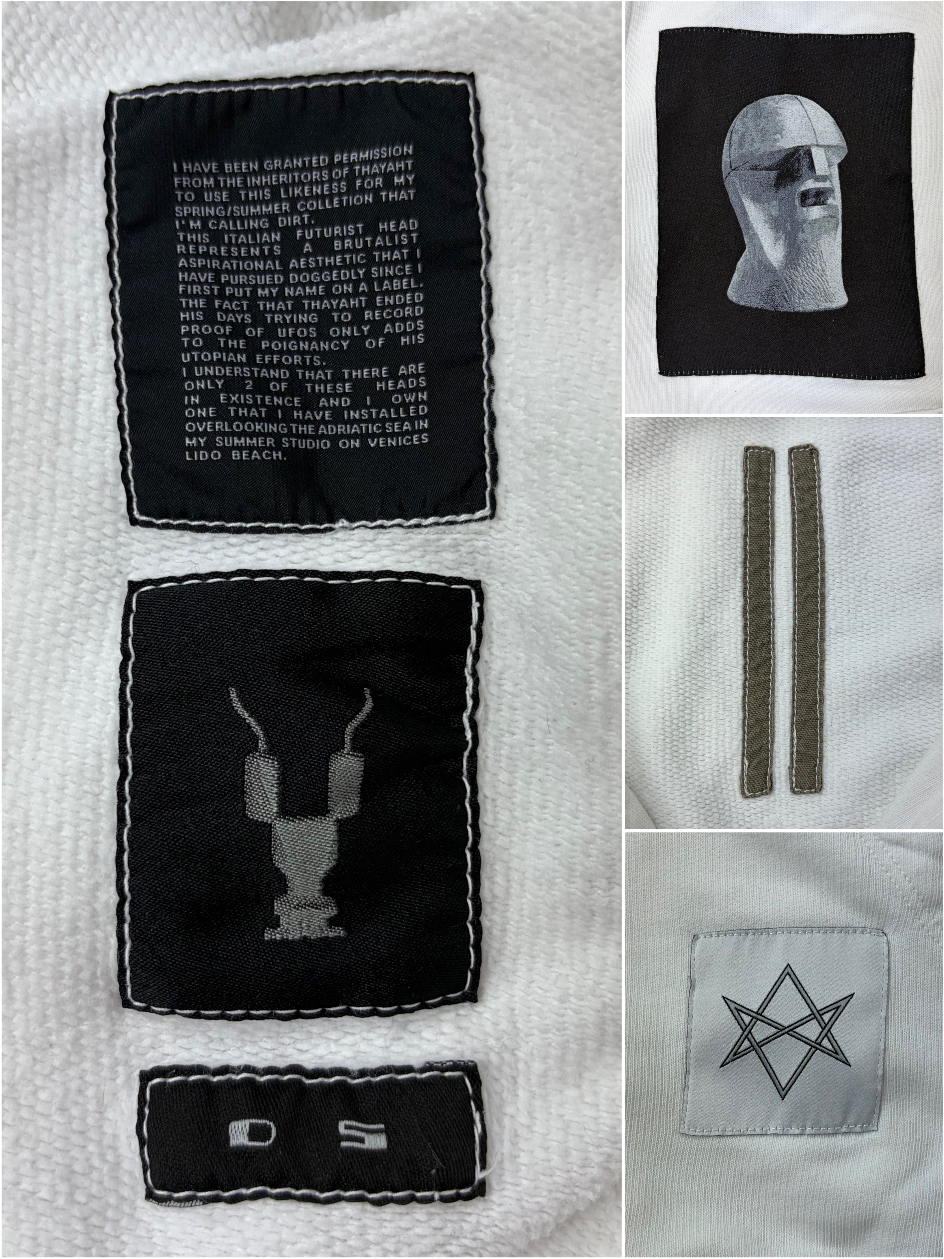 Rick Owens DRKSHDW Jason Patch hoodie - size L