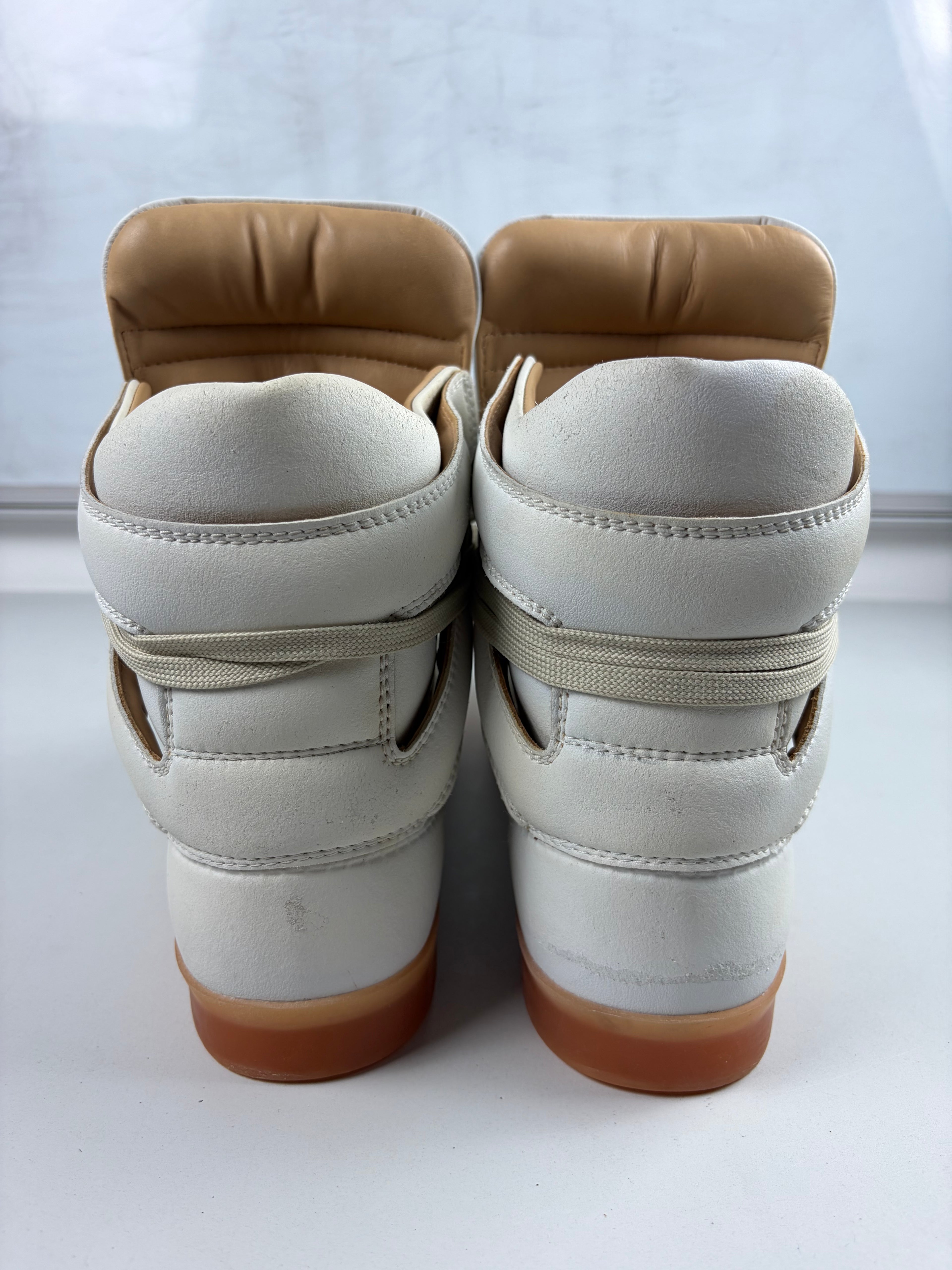 2012 Maison Margiela X H&M high tops - eu 45 / us 12 - white