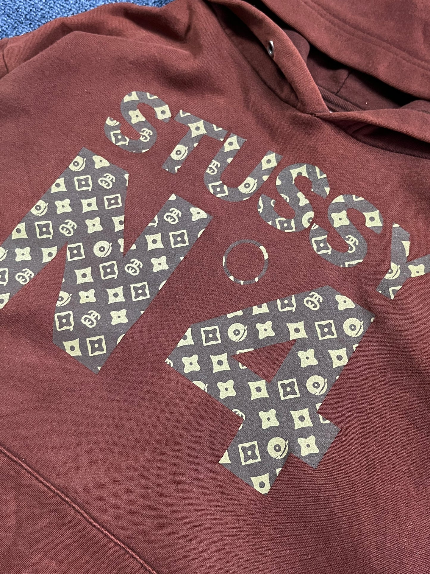 Vintage Stüssy x LV hoodie (M)