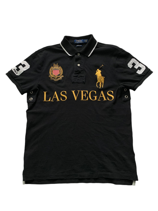 RL ‘LAS VEGAS’ POLO T-SHIRT (M)
