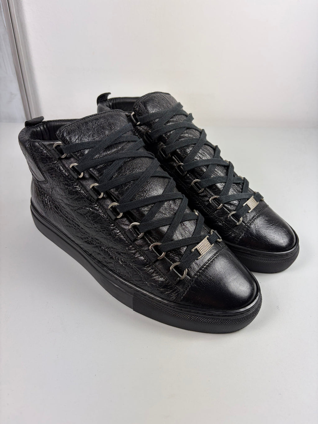 Balenciaga arena high tops - eu 41 / us 8 - black