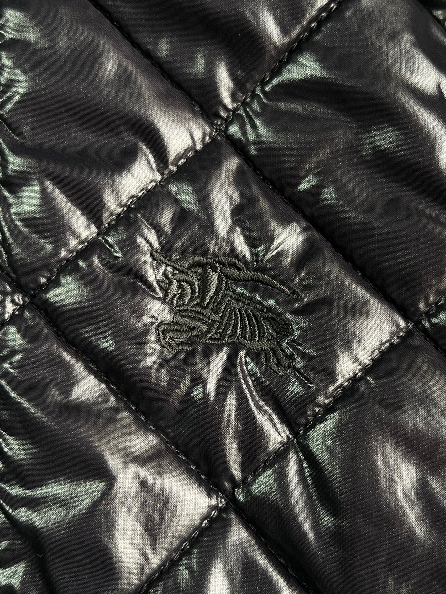 00’s BURBERRY made in Japan 2 in 1 down jacket (S/M) - black