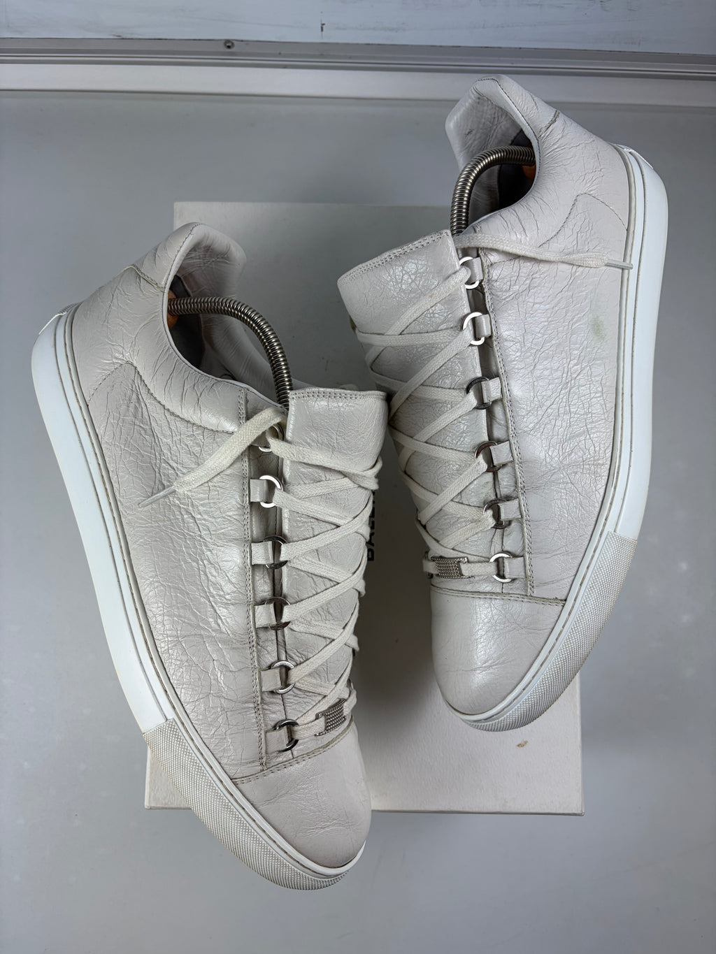 Balenciaga arena low - eu 46 / us 13 - white