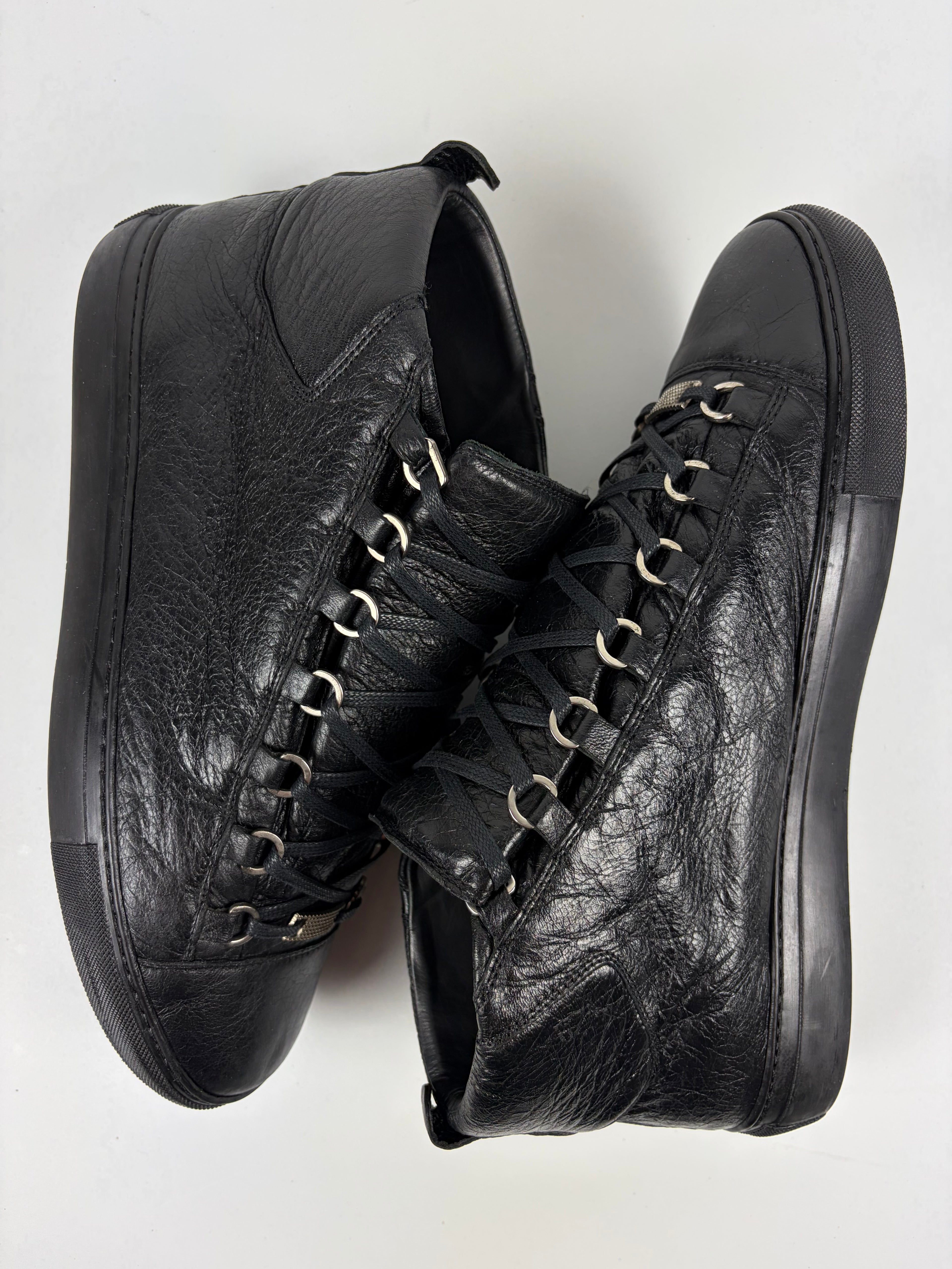 Balenciaga arena high tops - eu43/us10 - black